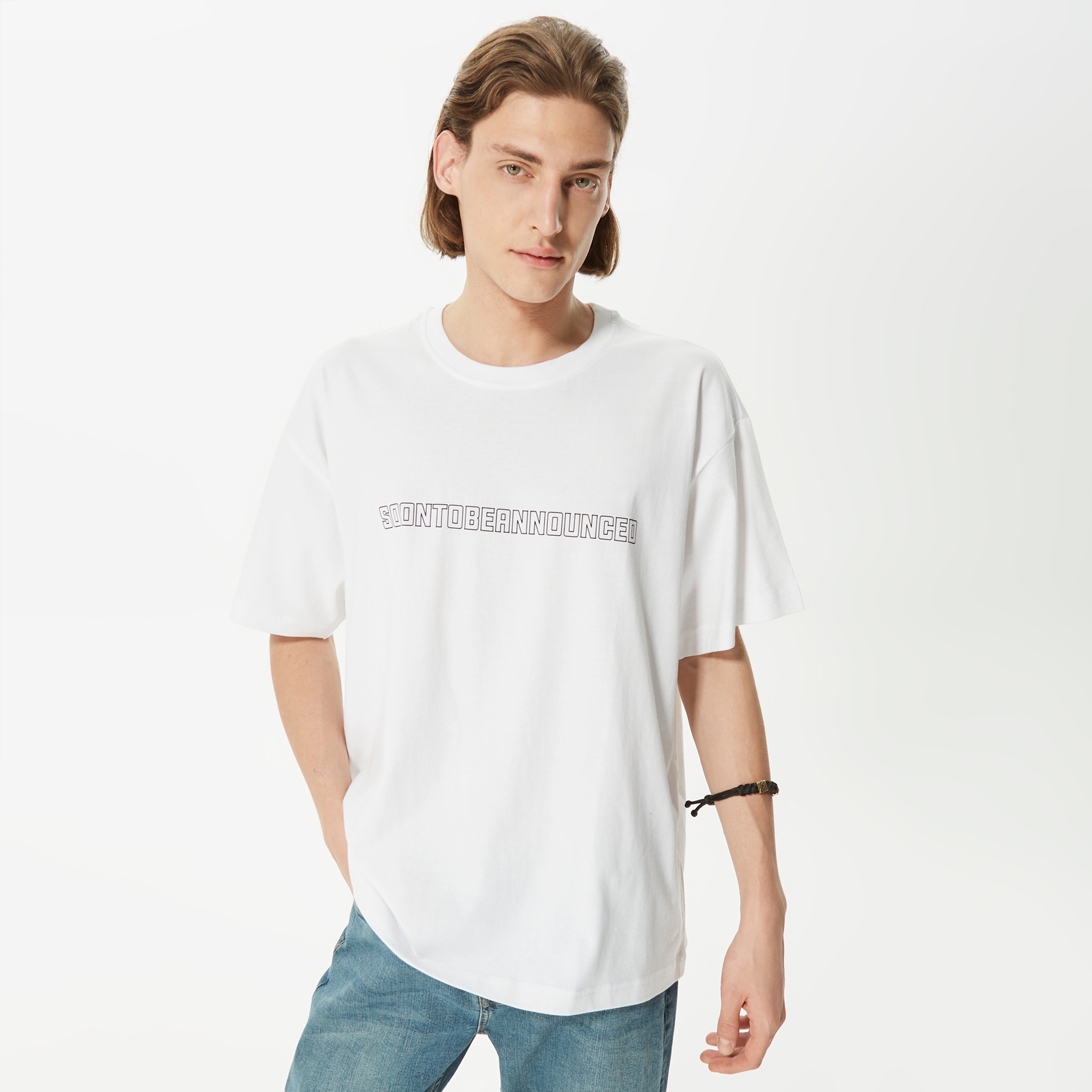 Soon To Be Announced Logo Unisex Beyaz T-Shirt