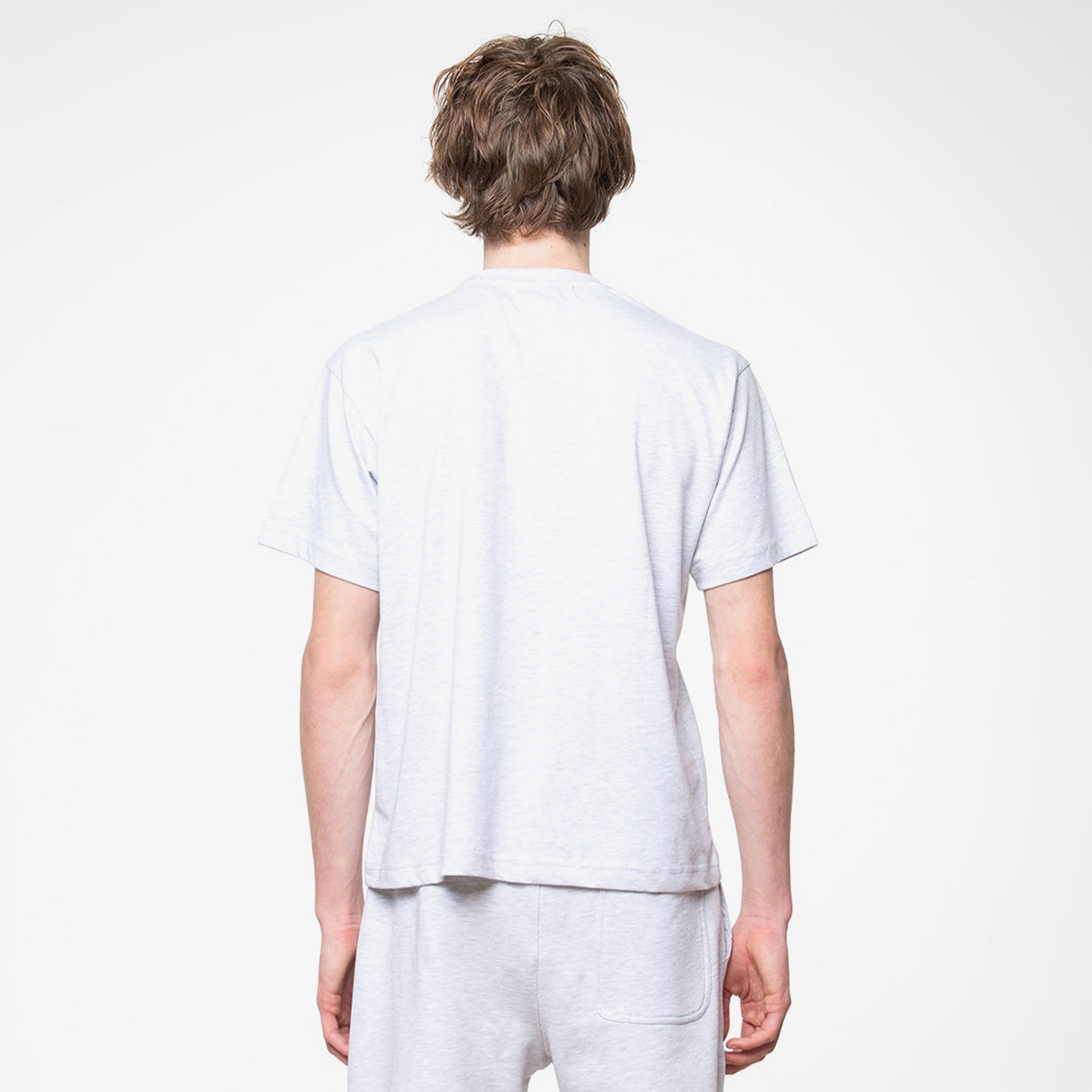 Soon To Be Announced Essentials Logo Regular Fit S/S Erkek Gri T-Shirt