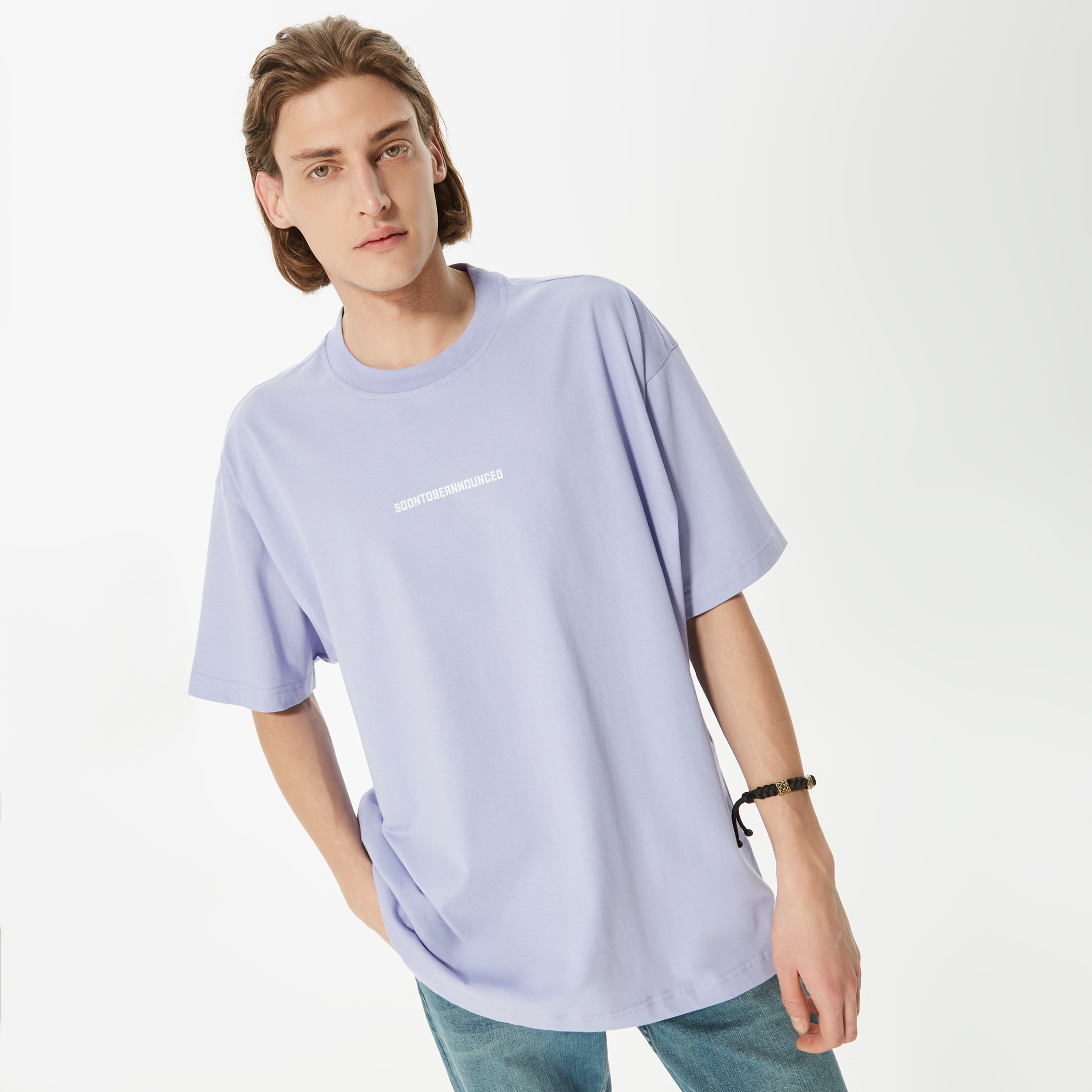 Soon To Be Announced Logo S/S Erkek Mor T-Shirt