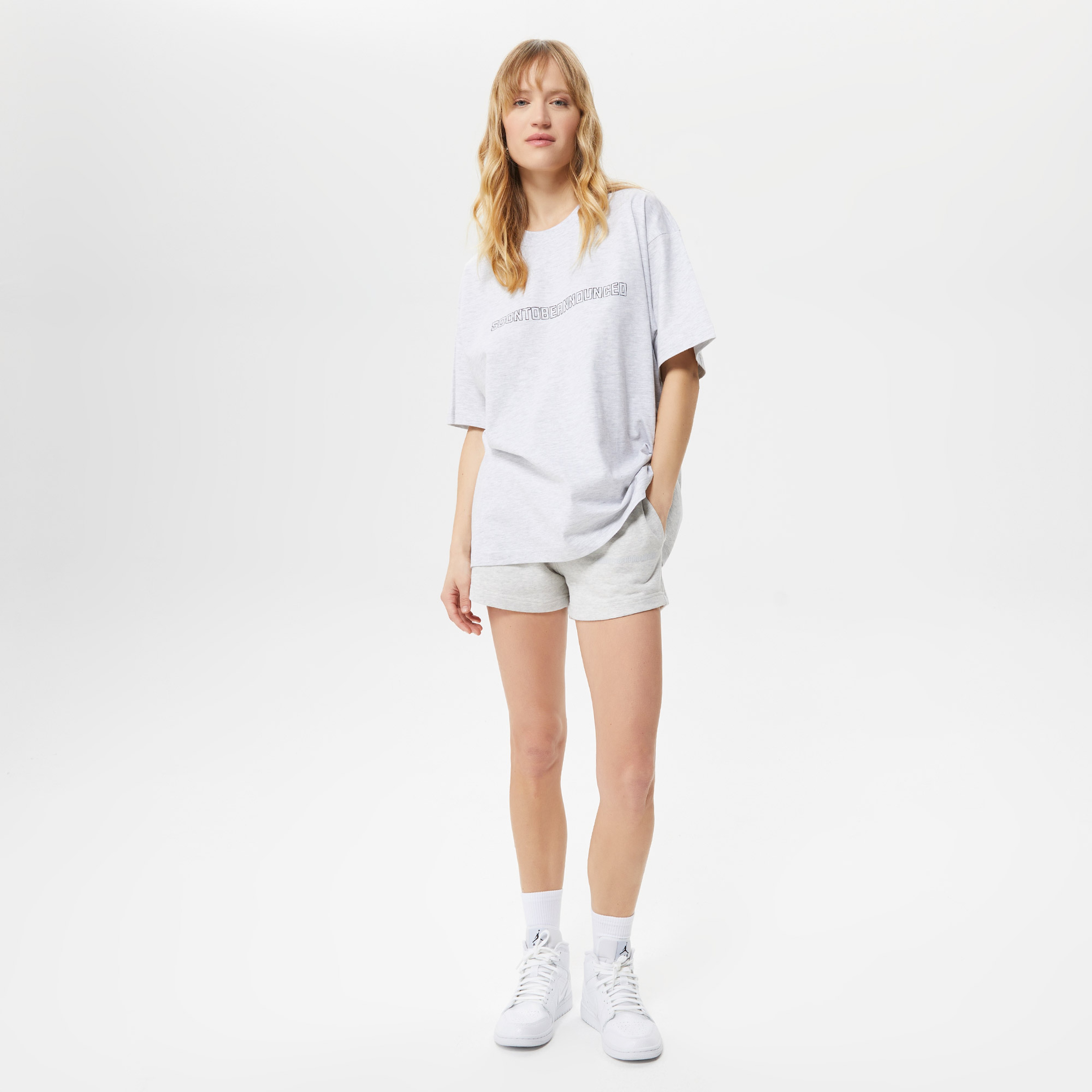 Soon To Be Announced Logo Unisex Beyaz T-Shirt