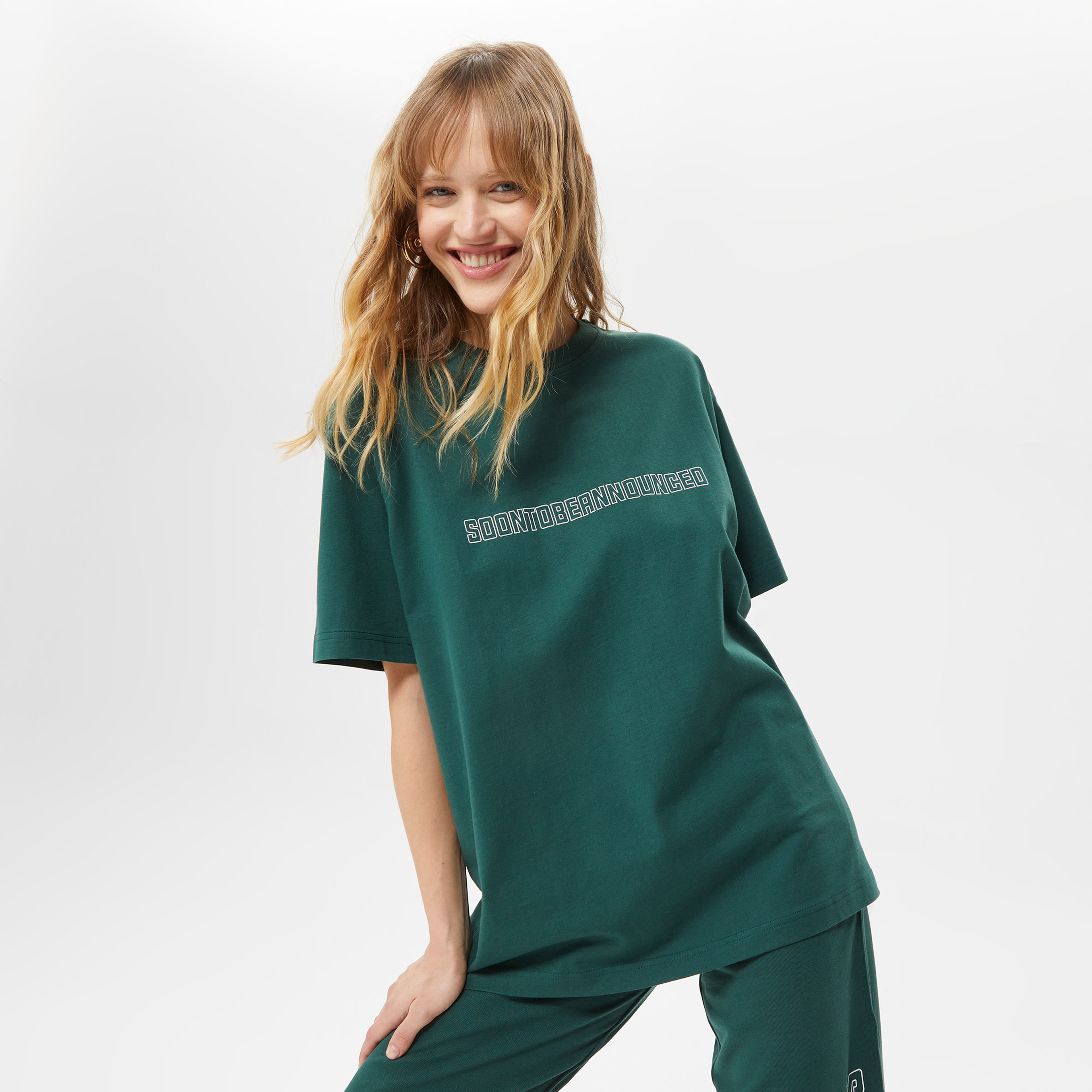 Soon To Be Announced Logo Unisex Beyaz T-Shirt