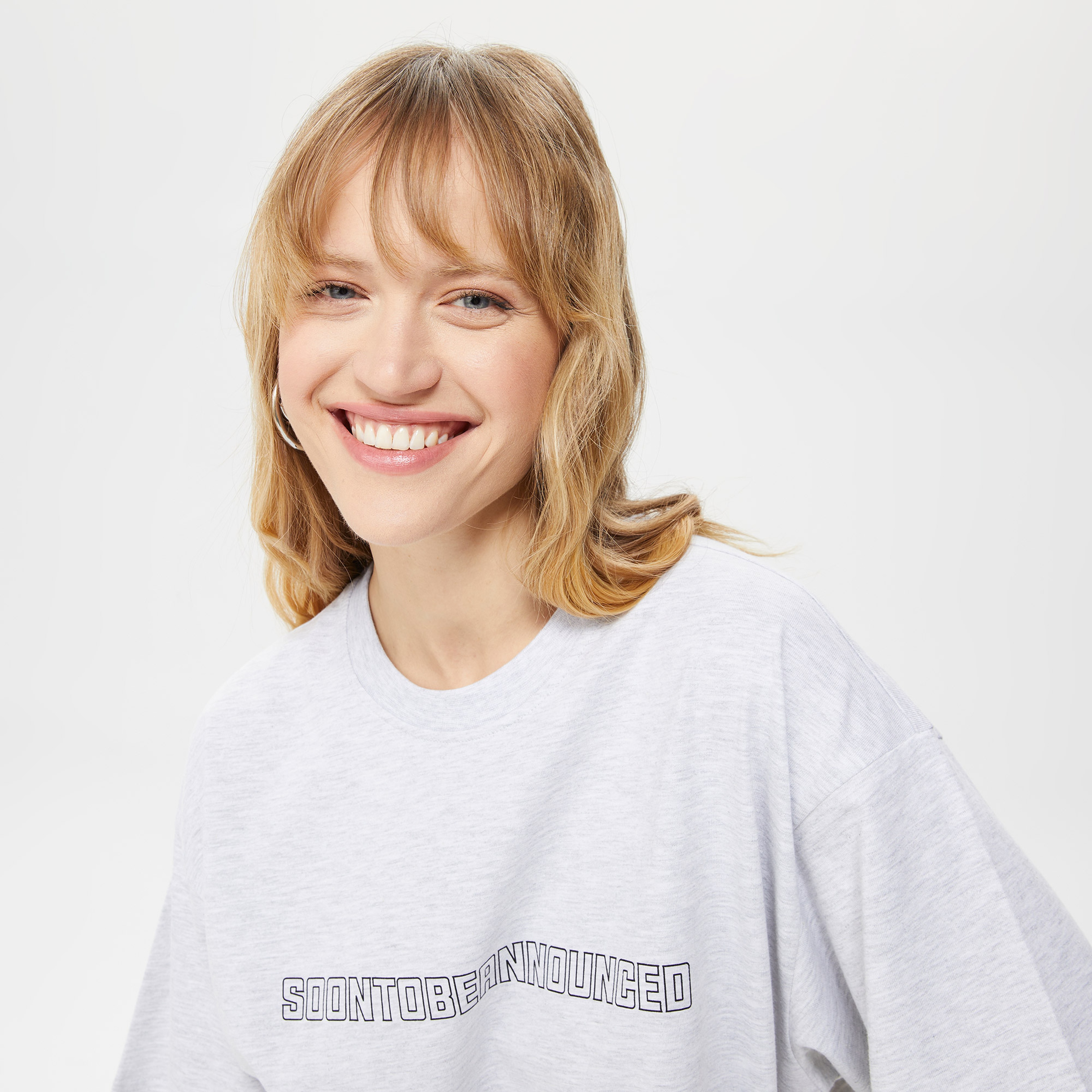 Soon To Be Announced Logo Unisex Beyaz T-Shirt