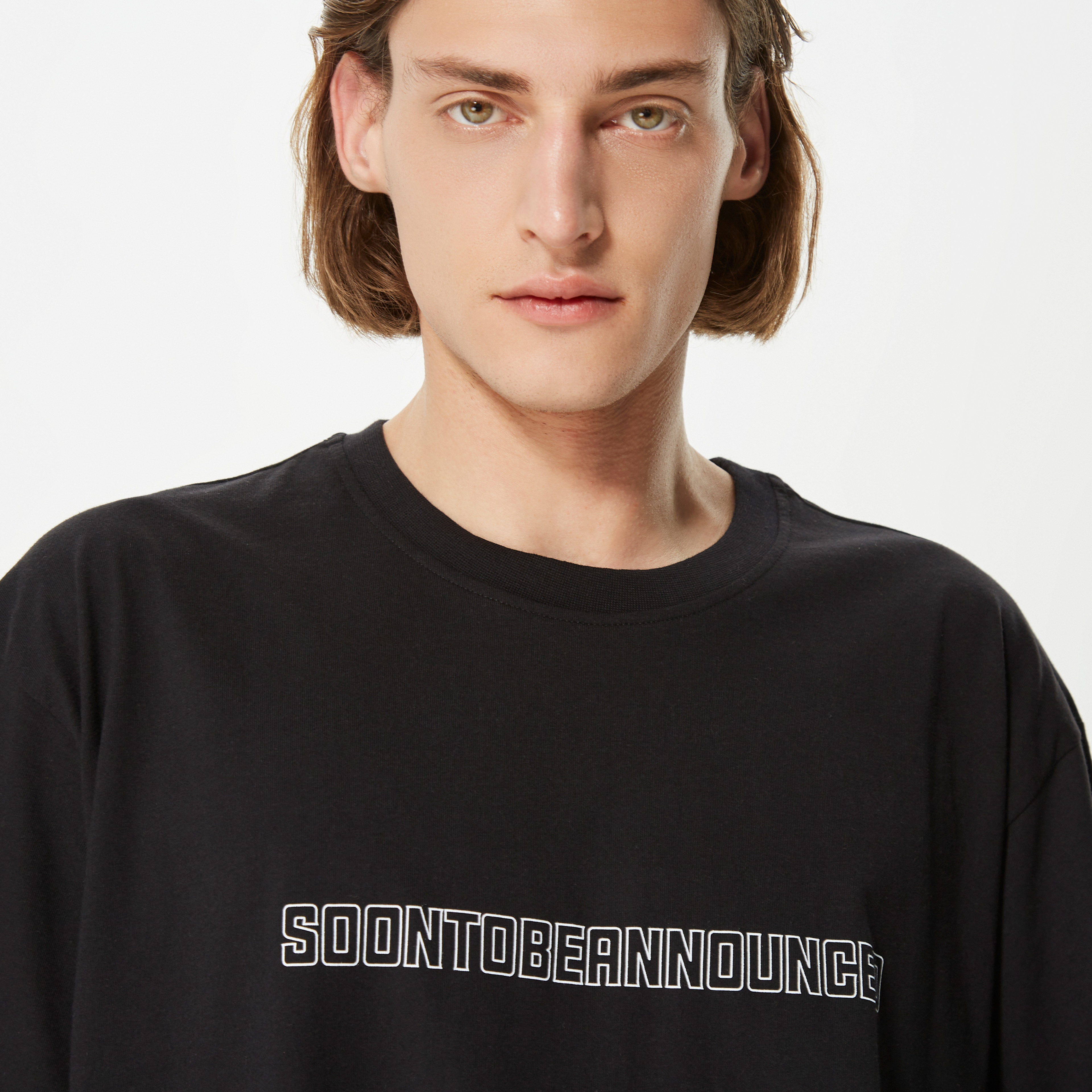 Soon To Be Announced Logo Unisex Siyah T-Shirt