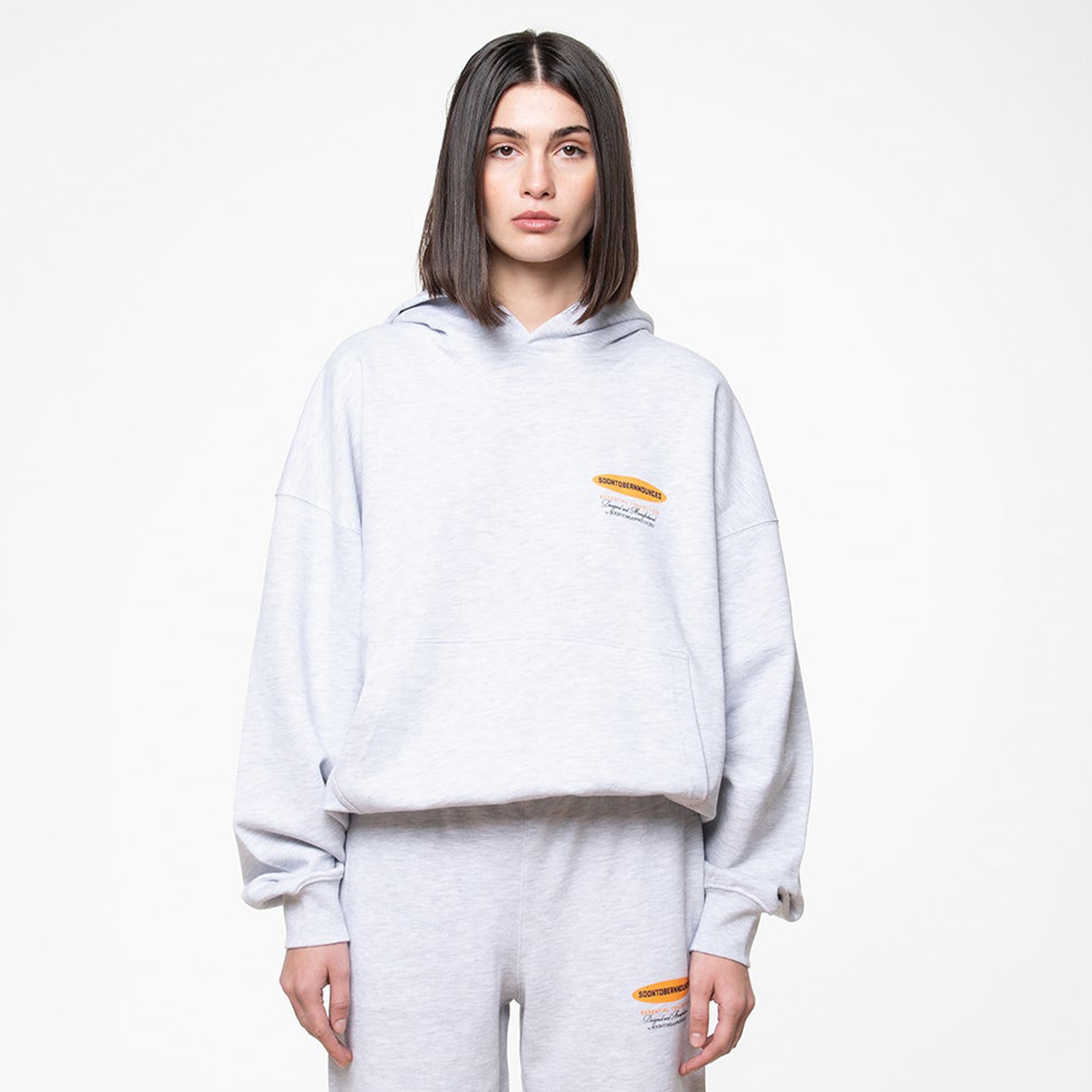 Soon To Be Announced Essentials Unisex Gri Hoodie