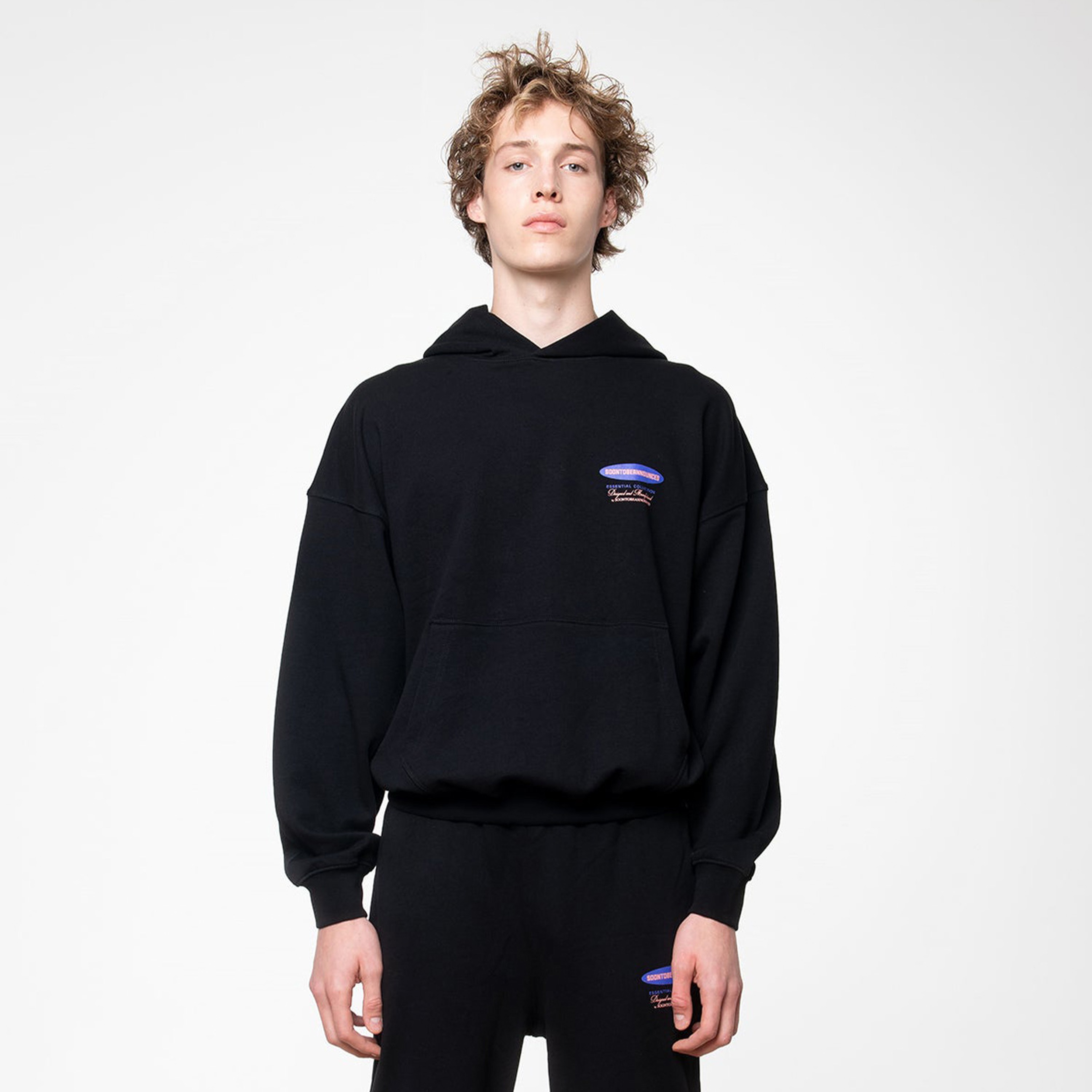 Soon To Be Announced Essentials Unisex Siyah Hoodie