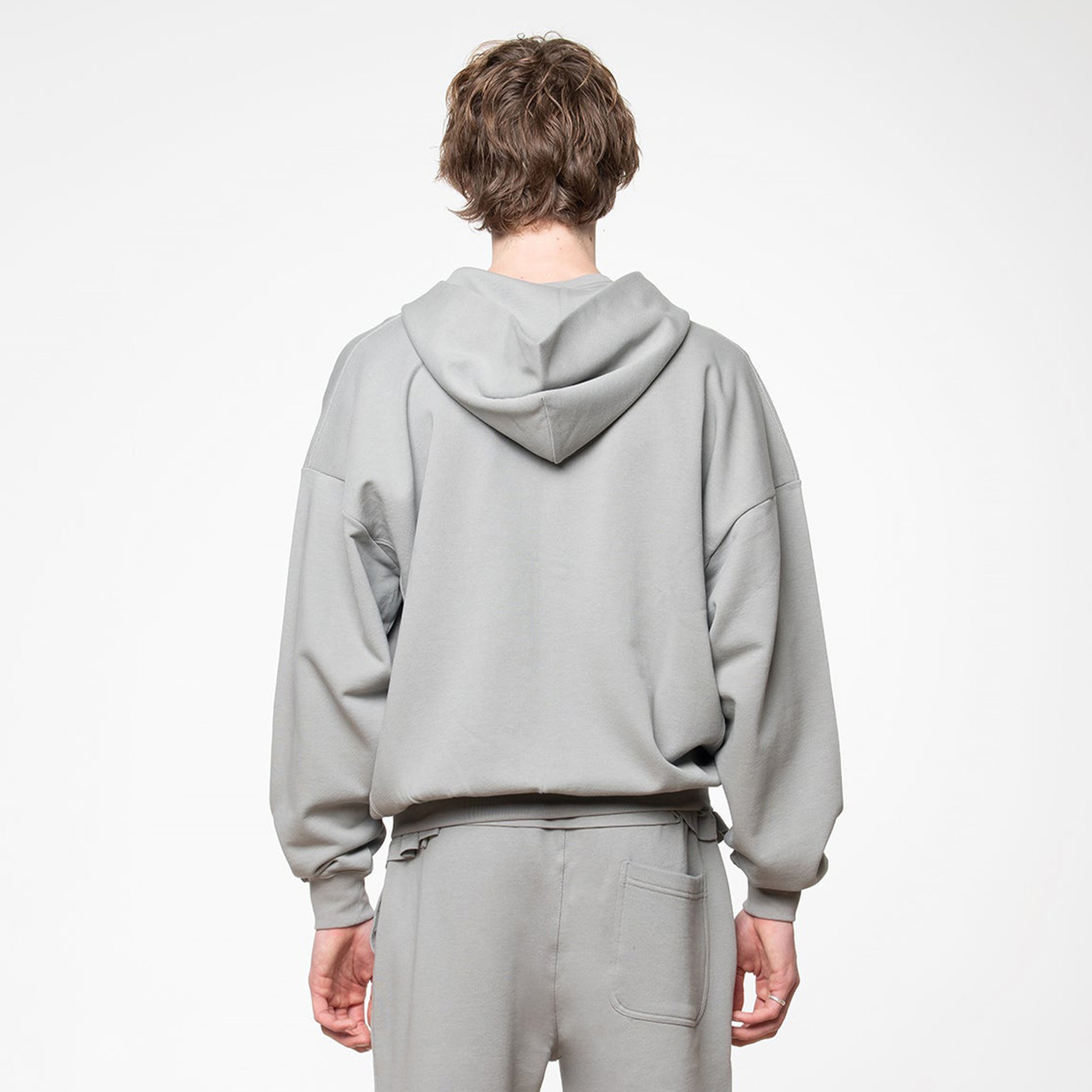 Soon To Be Announced Essentials Unisex Gri Kapüşonlu Eşofman Üstü