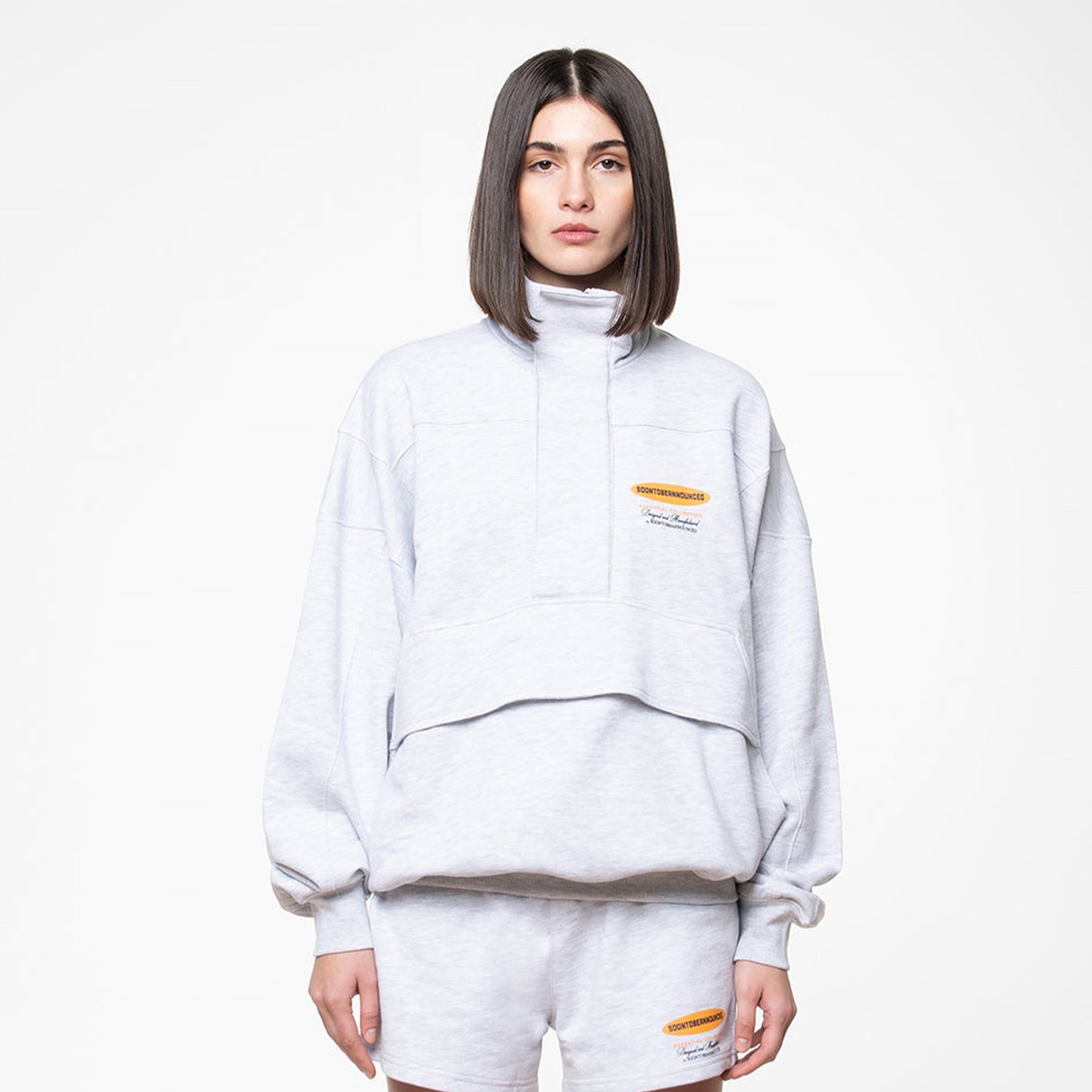 Soon To Be Announced Essentials Unisex Gri Sweatshirt