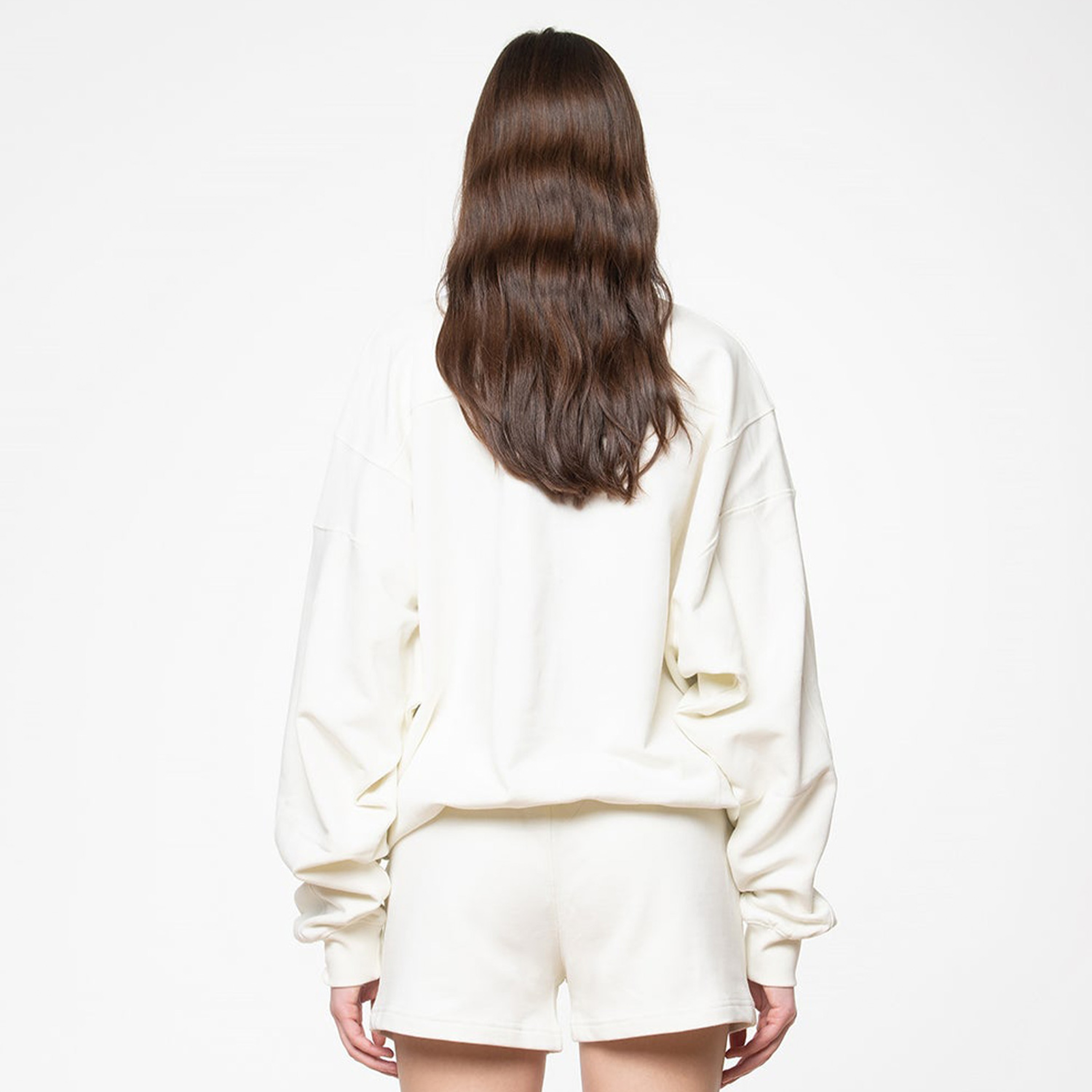 Soon To Be Announced Essentials Unisex Beyaz Sweatshirt