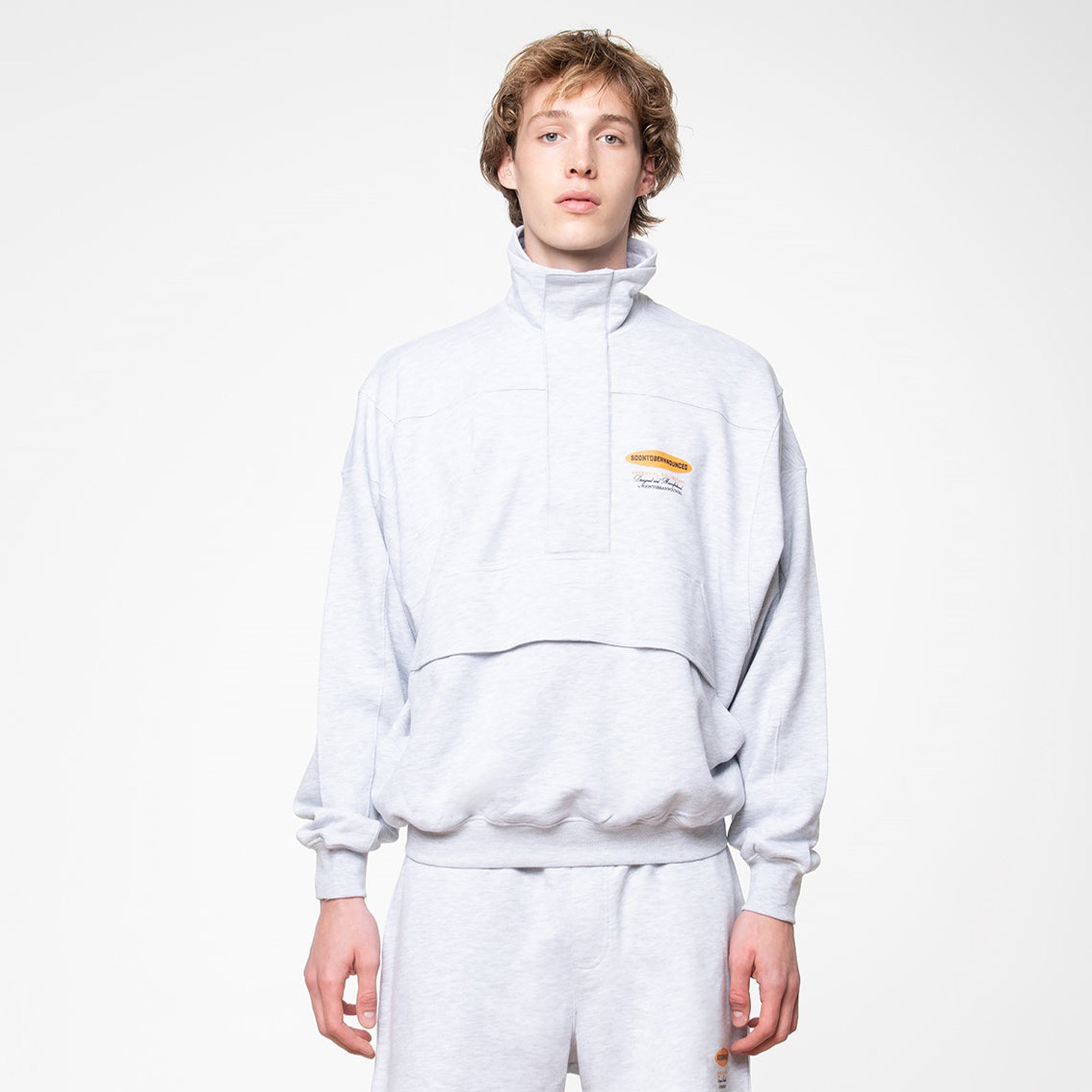 Soon To Be Announced Essentials Unisex Gri Sweatshirt