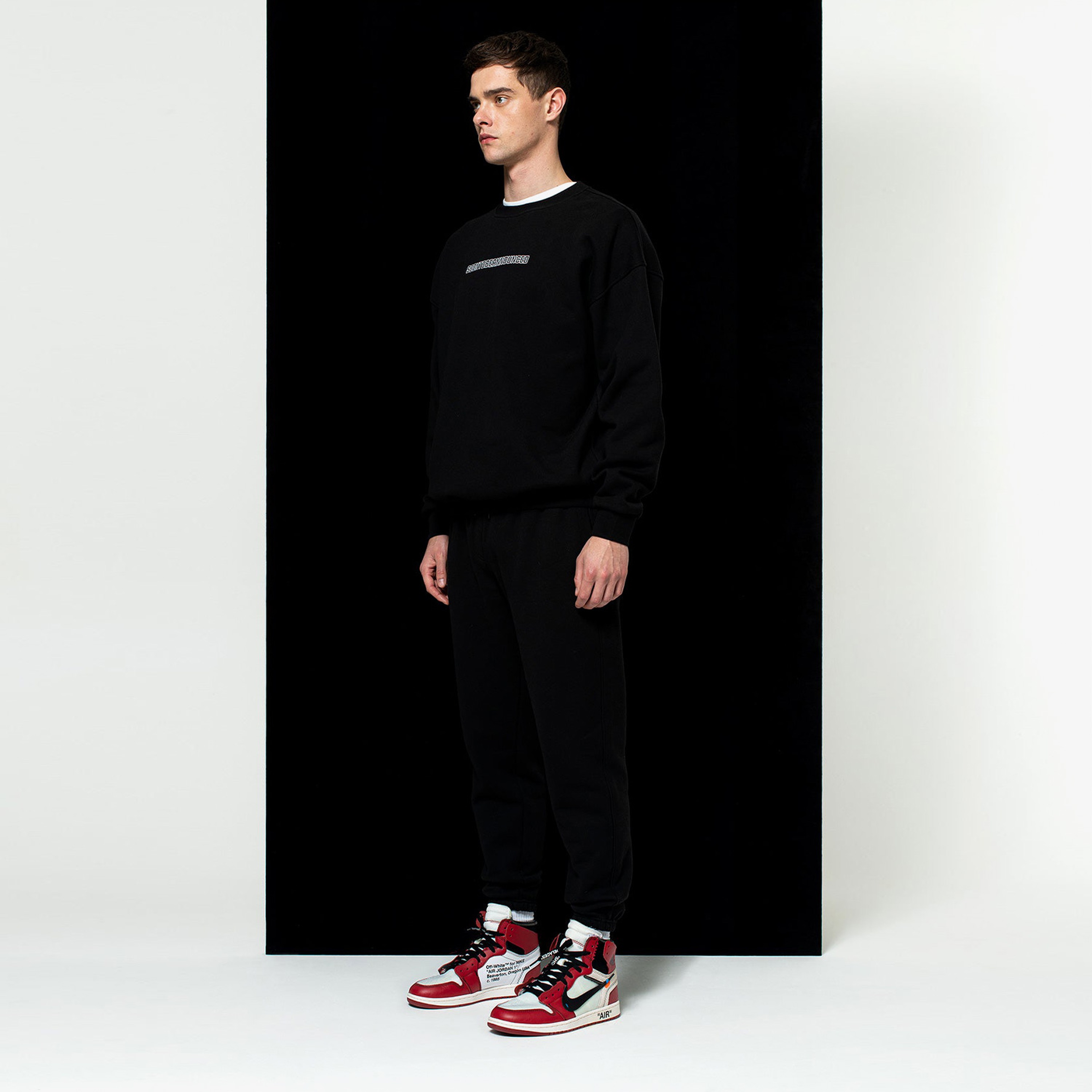 Soon To Be Announced Heavyweight Unisex Siyah Sweatshirt