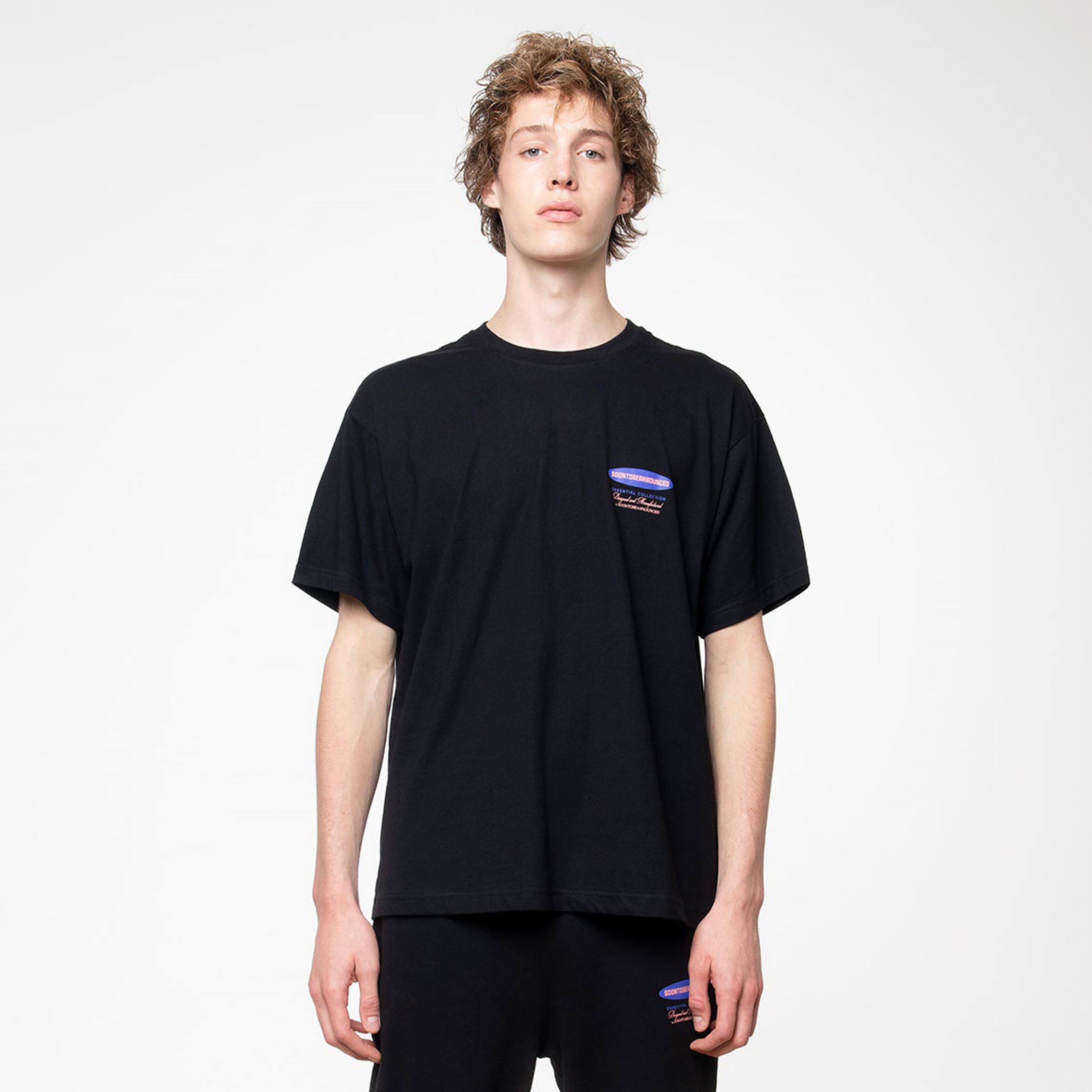 Soon To Be Announced Essentials Unisex Siyah T-Shirt
