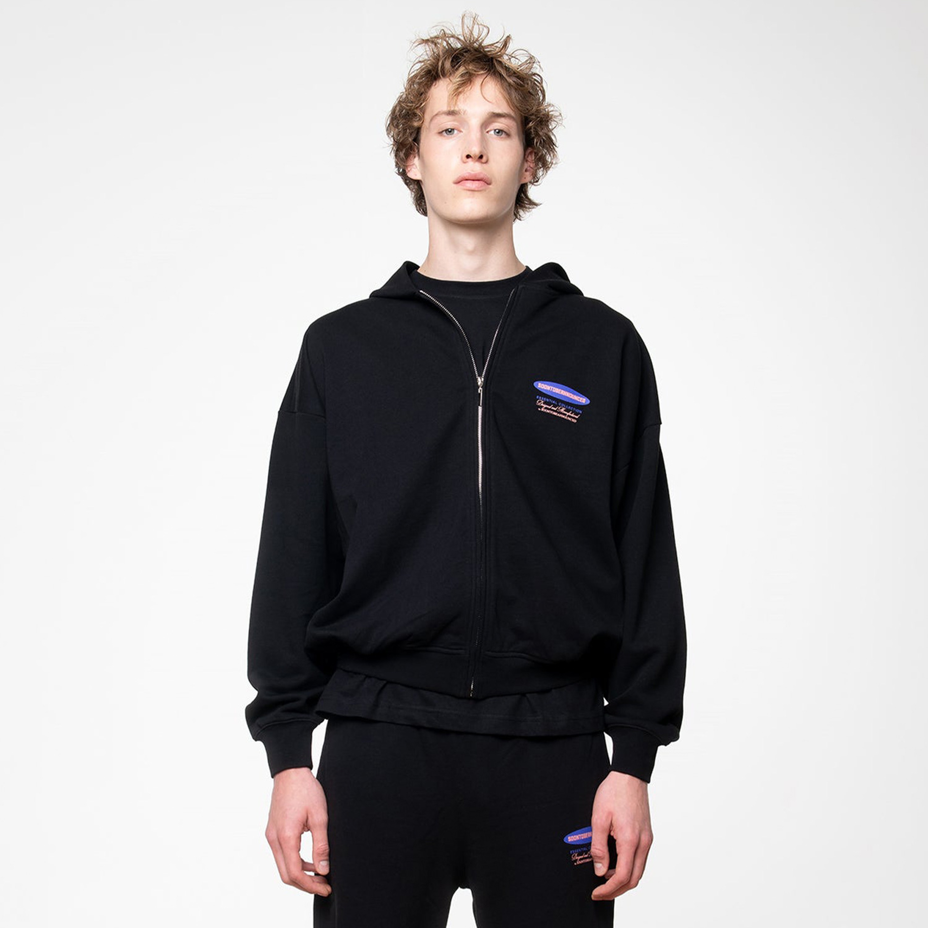 Soon To Be Announced Essentials Unisex Siyah Eşofman Üstü