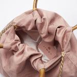 Jimba Juliette In Sandstone Silk Kadın Pembe El Çantası