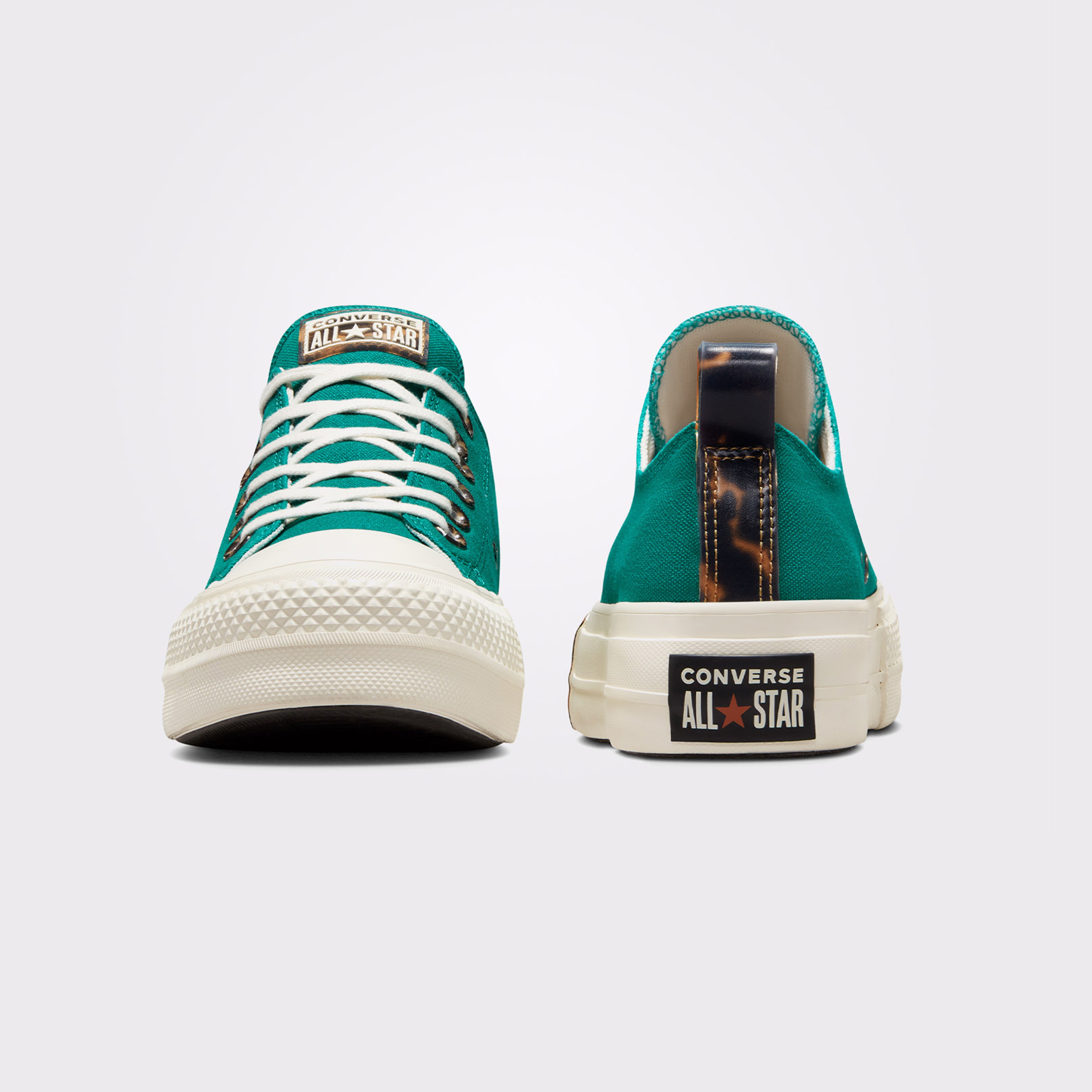 Converse Chuck Taylor All Star Lift Platform Tortoise Kadın Yeşil Sneaker