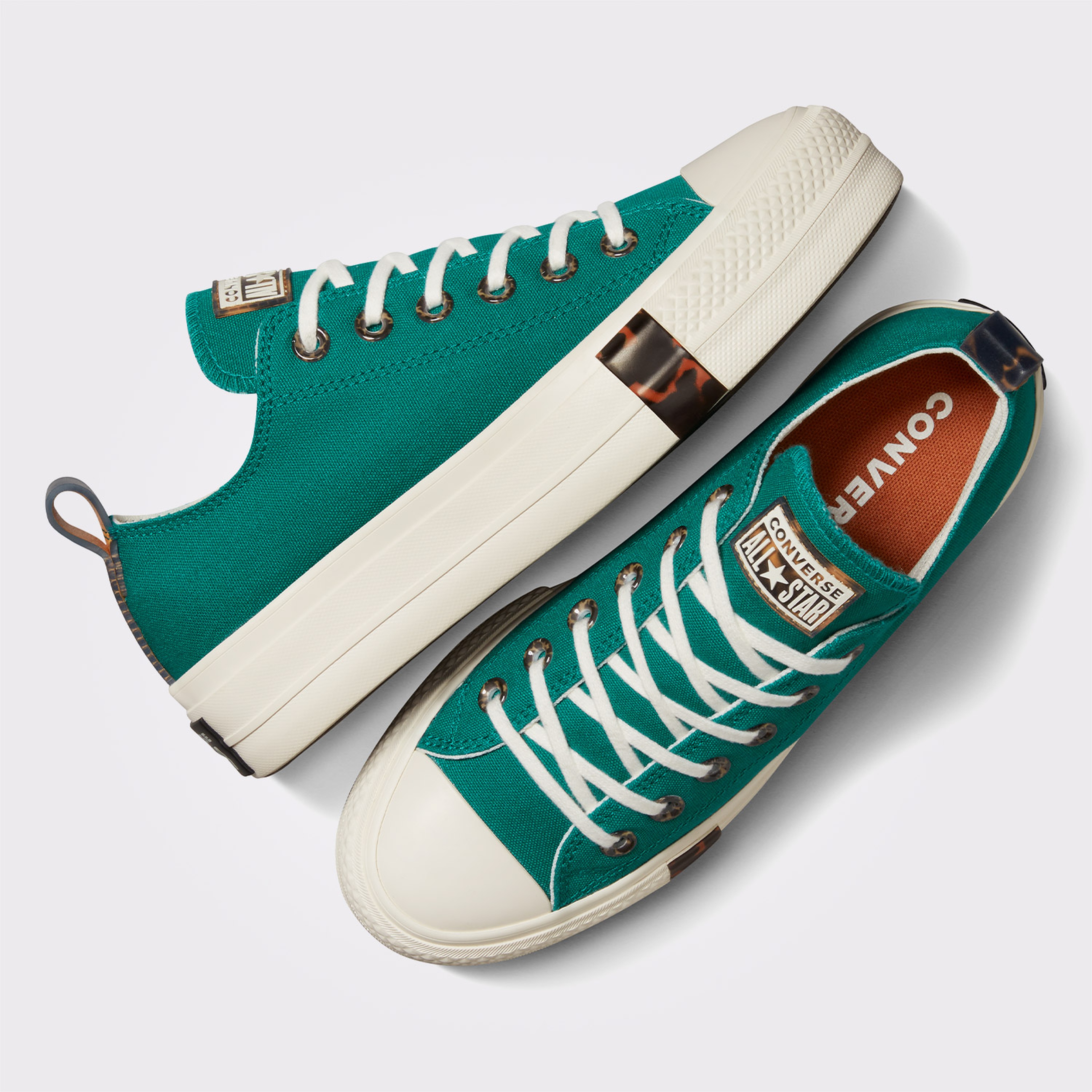 Converse Chuck Taylor All Star Lift Platform Tortoise Kadın Yeşil Sneaker