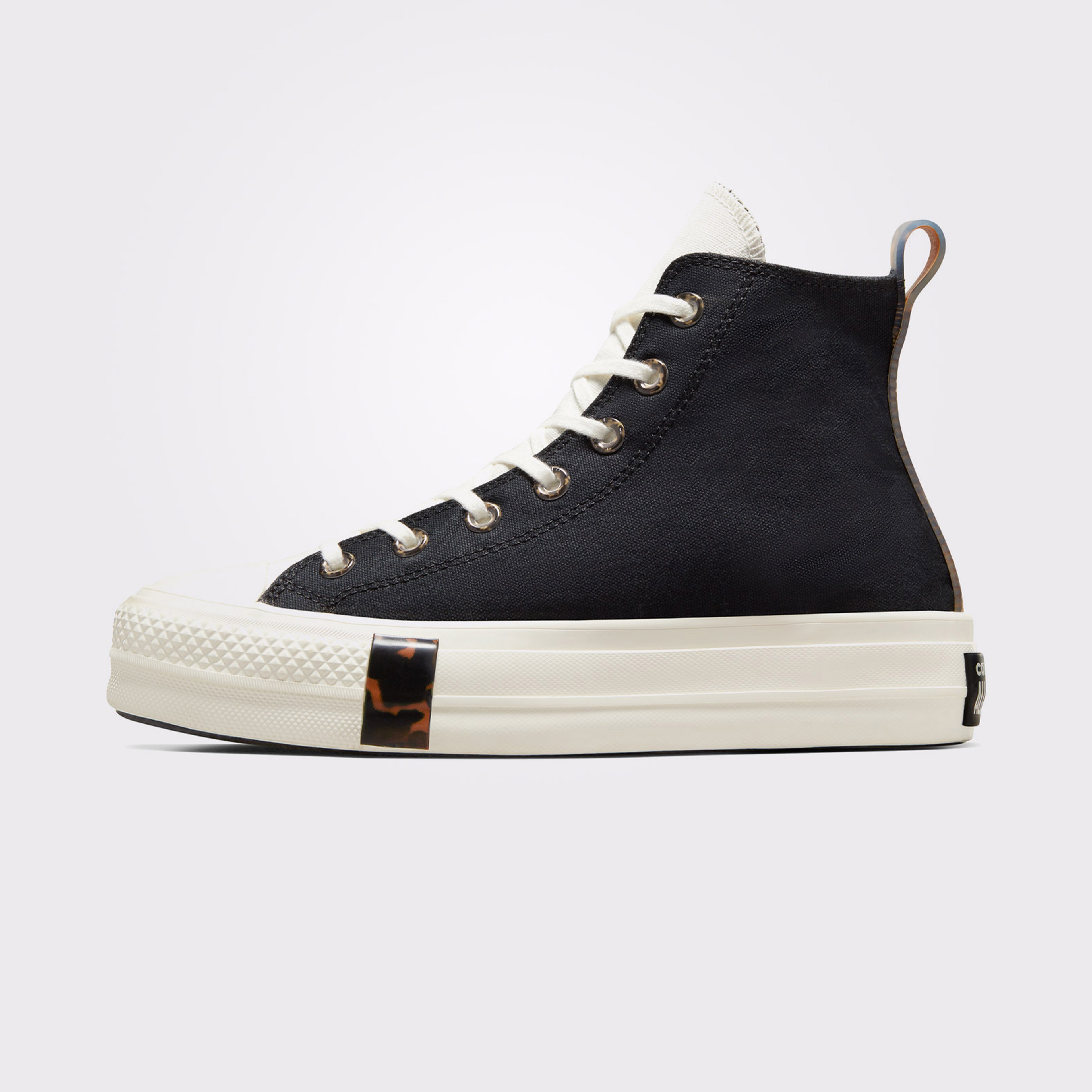 Converse Chuck Taylor All Star Lift Platform Tortoise Unisex Siyah/Krem Sneaker