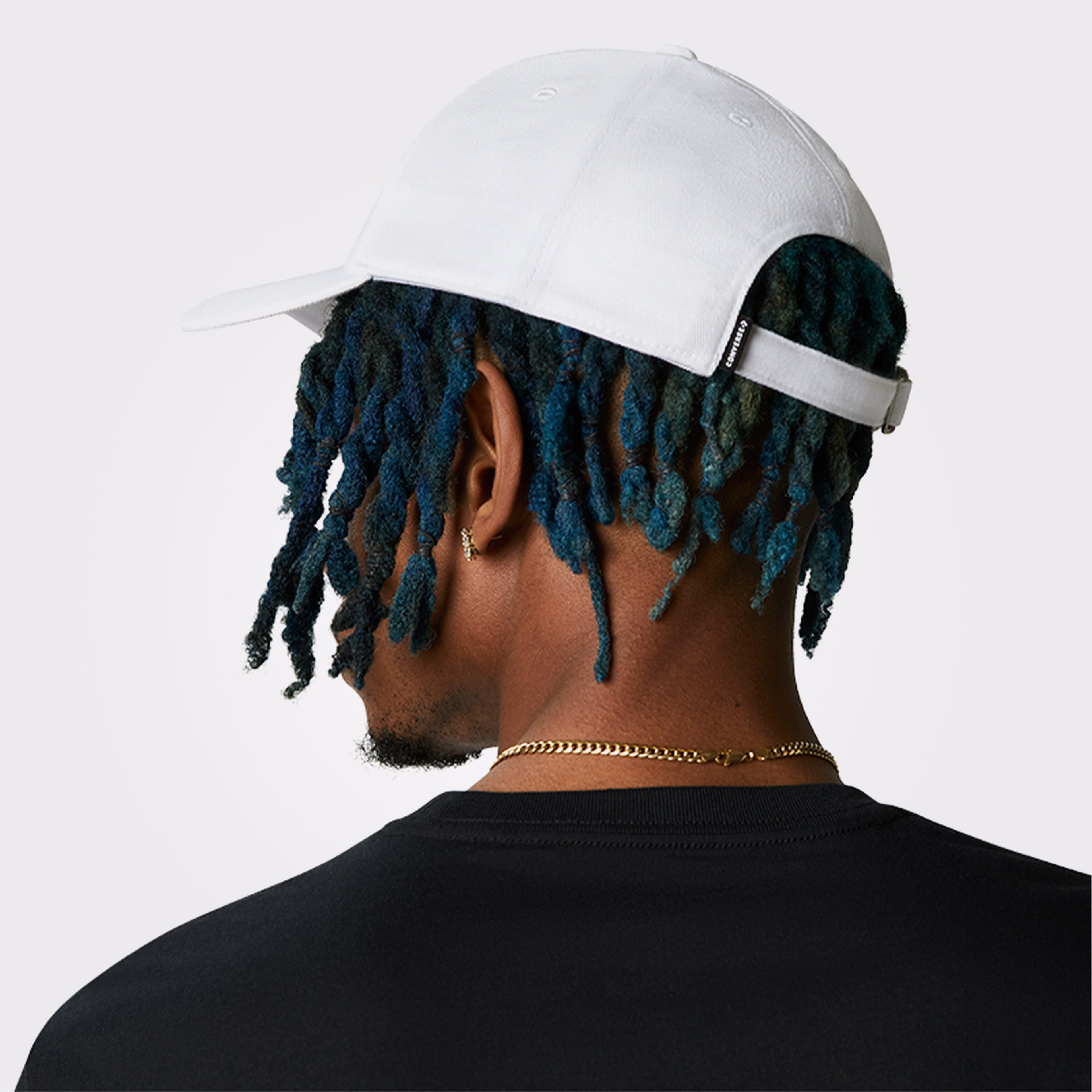 Converse Logo Lock-Up Baseball Unisex Beyaz Şapka