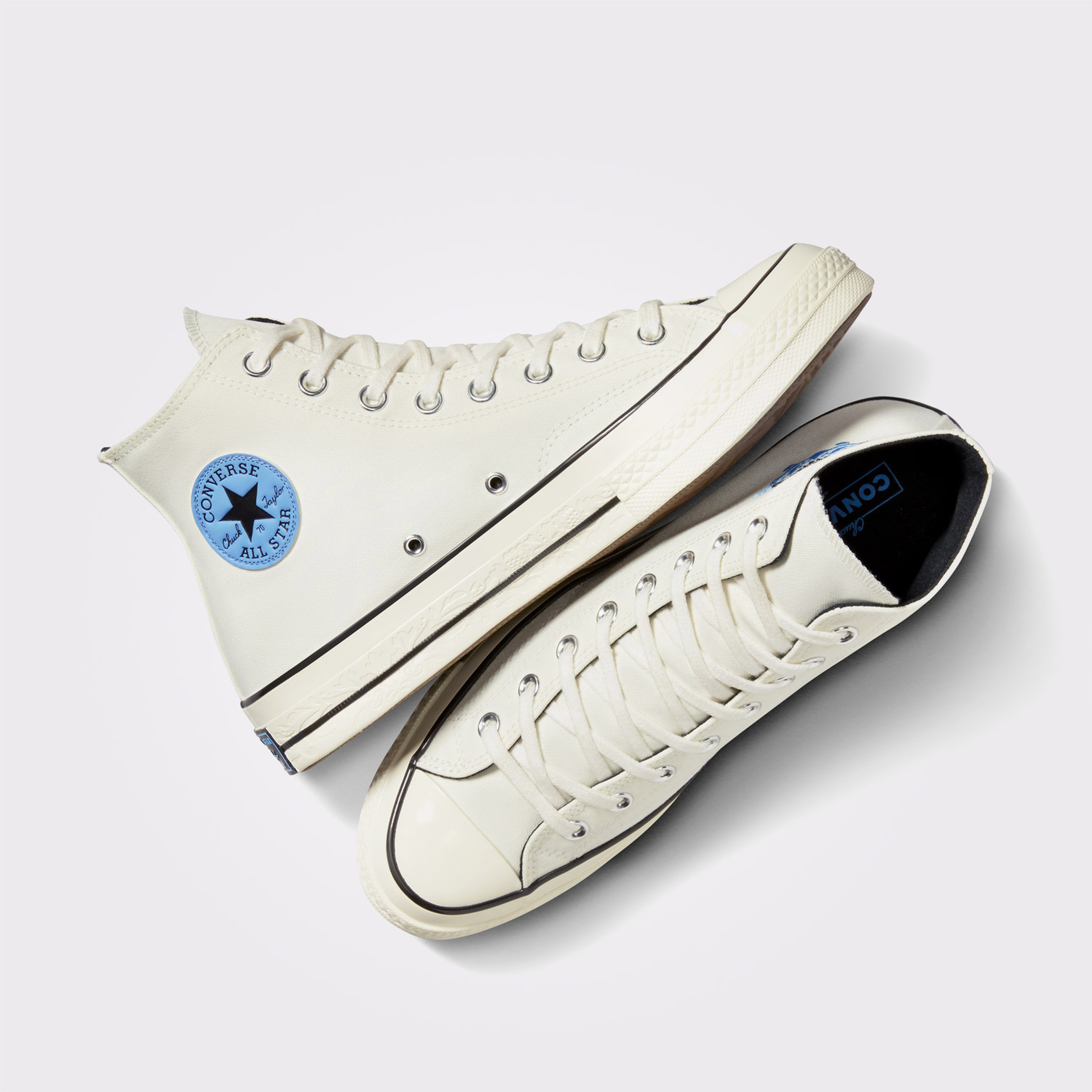 Converse Chuck 70 Vintage Floral Kadın Krem Sneaker