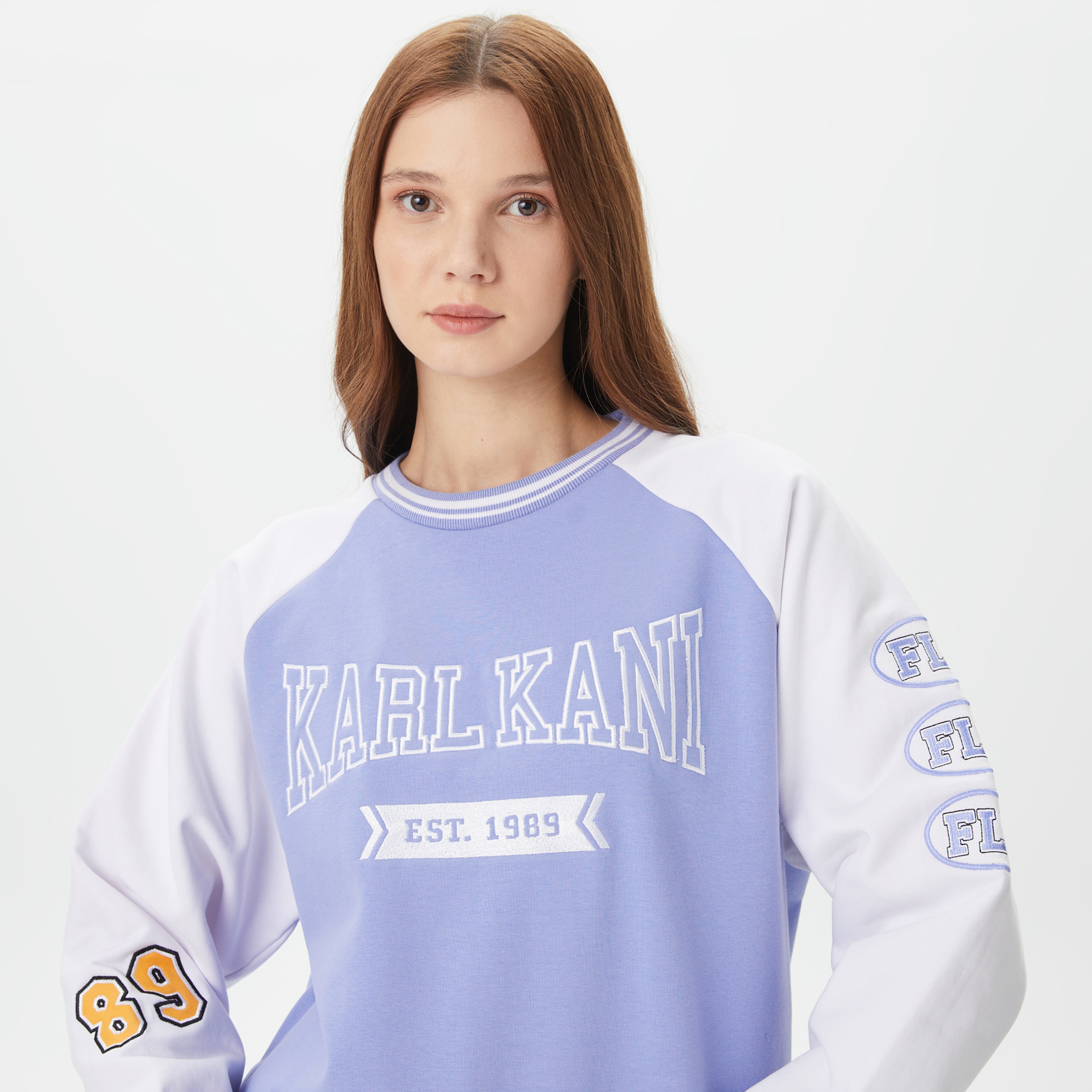 Karl Kani Signature Erkek Mavi Sweatshirt