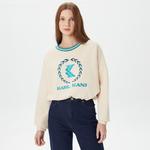 Karl Kani Signature Kadın Beyaz Sweatshirt
