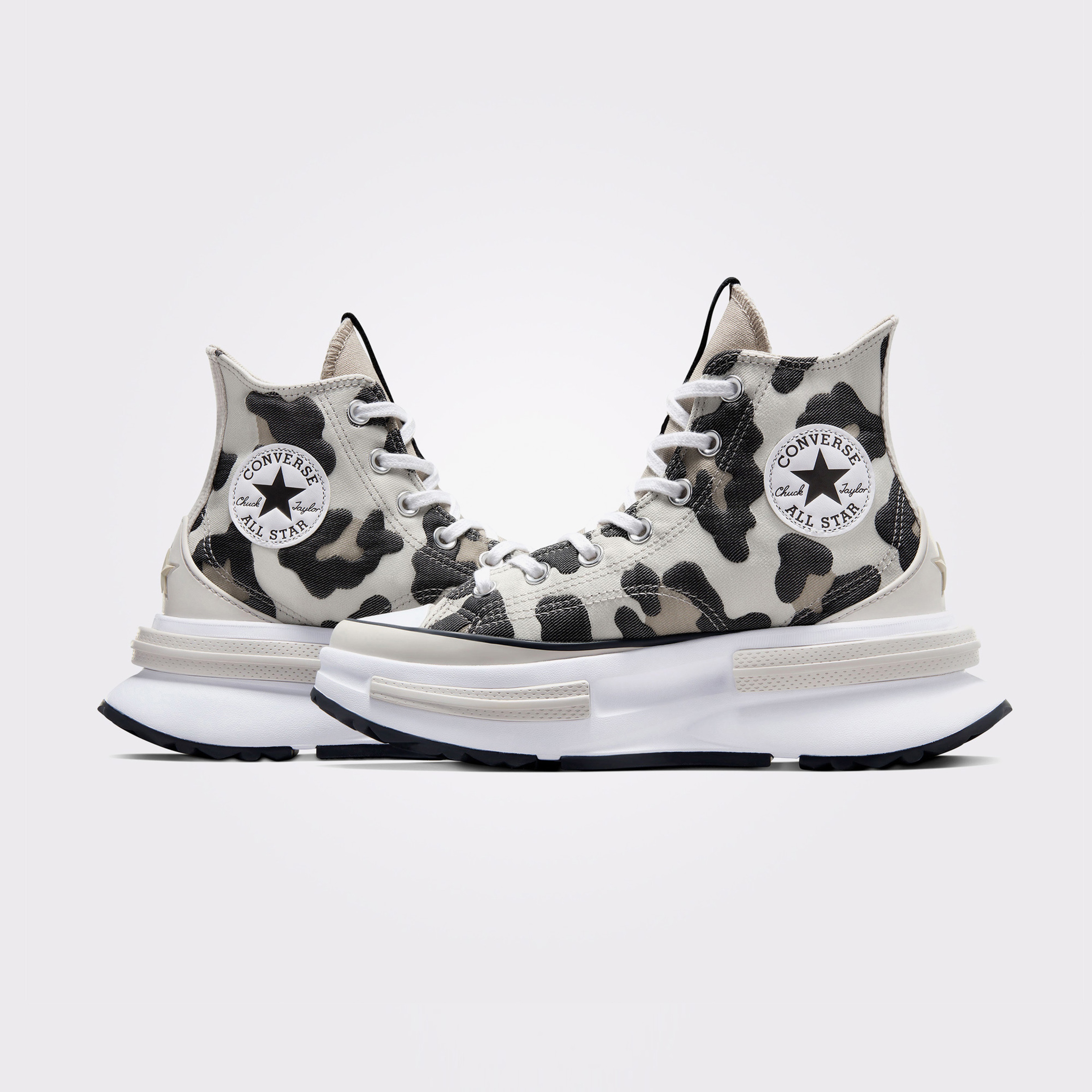 Converse Run Star Legacy Cx Platform Leopard Love Kadın Krem Sneaker