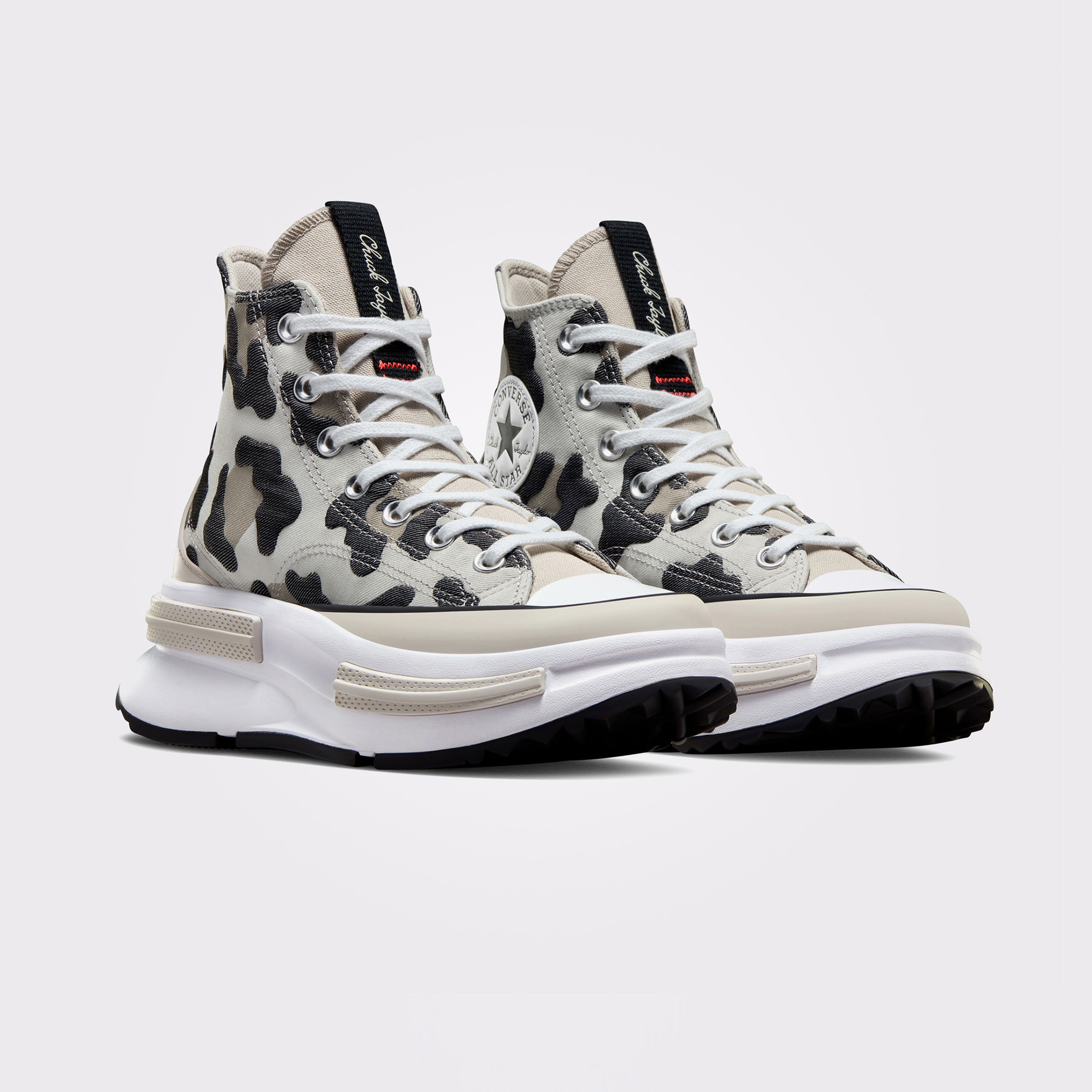 Converse Run Star Legacy Cx Platform Leopard Love Kadın Krem Sneaker