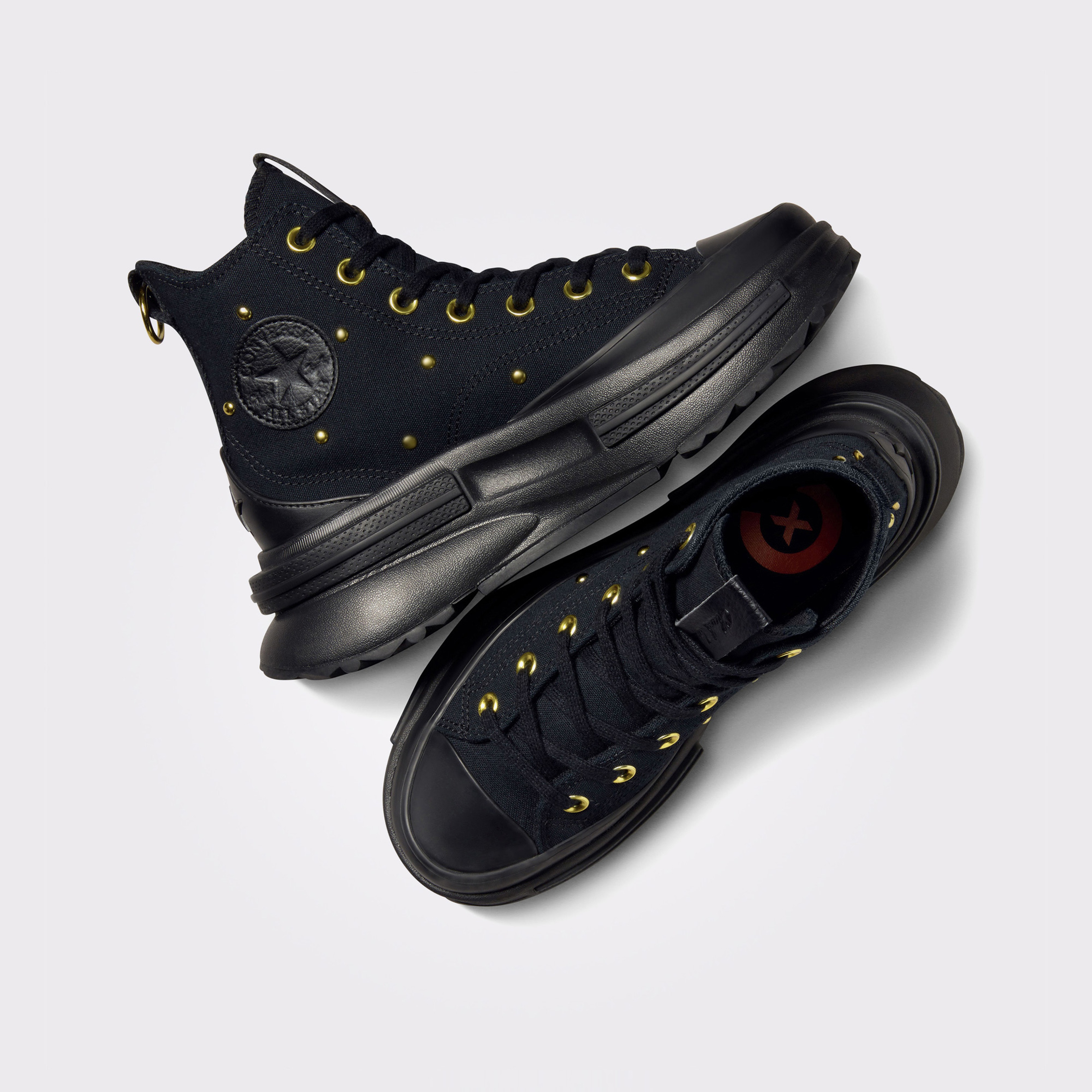 Converse Run Star Legacy Cx Platform Star Studded Kadın Siyah Sneaker