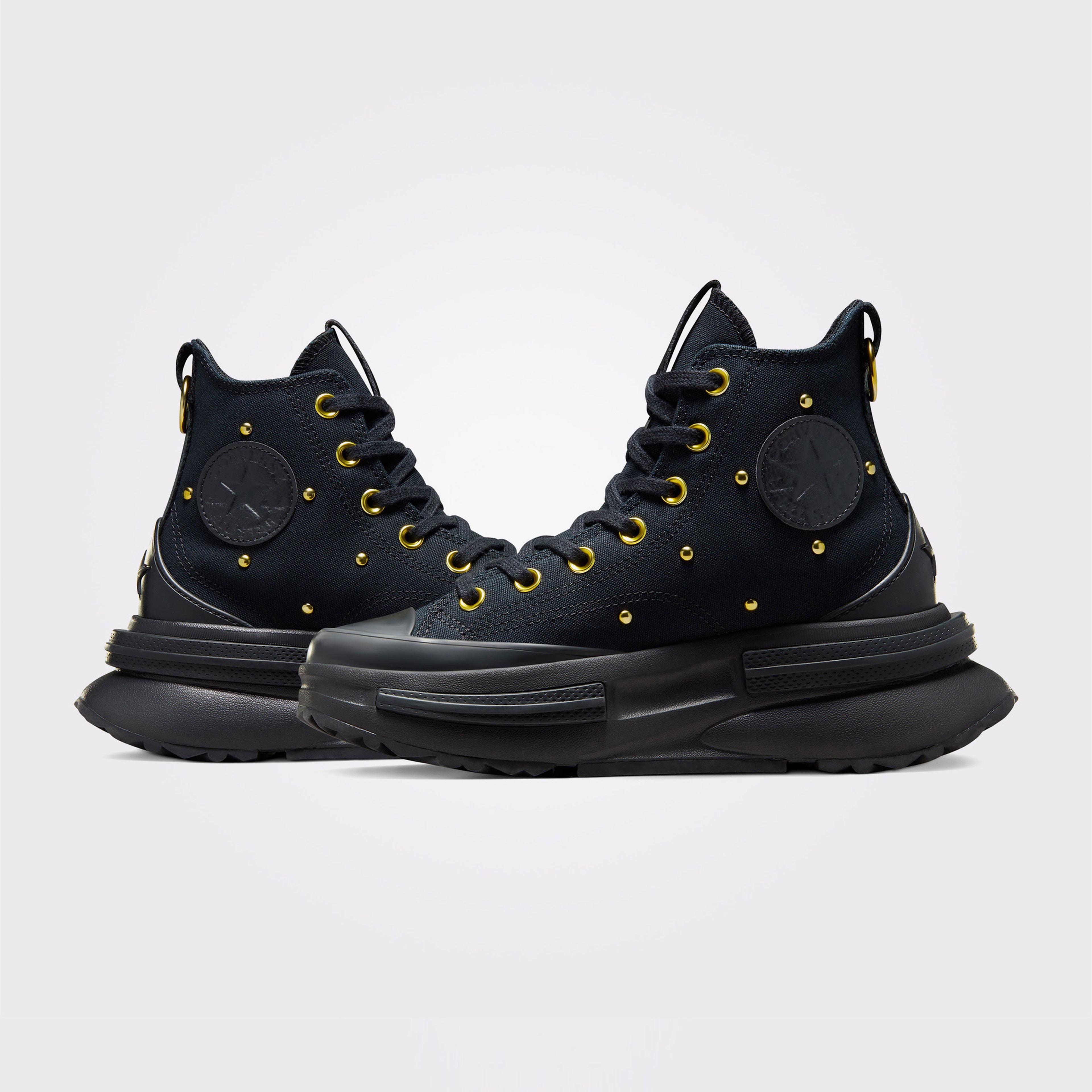 Converse Run Star Legacy Cx Platform Star Studded Kadın Siyah Sneaker