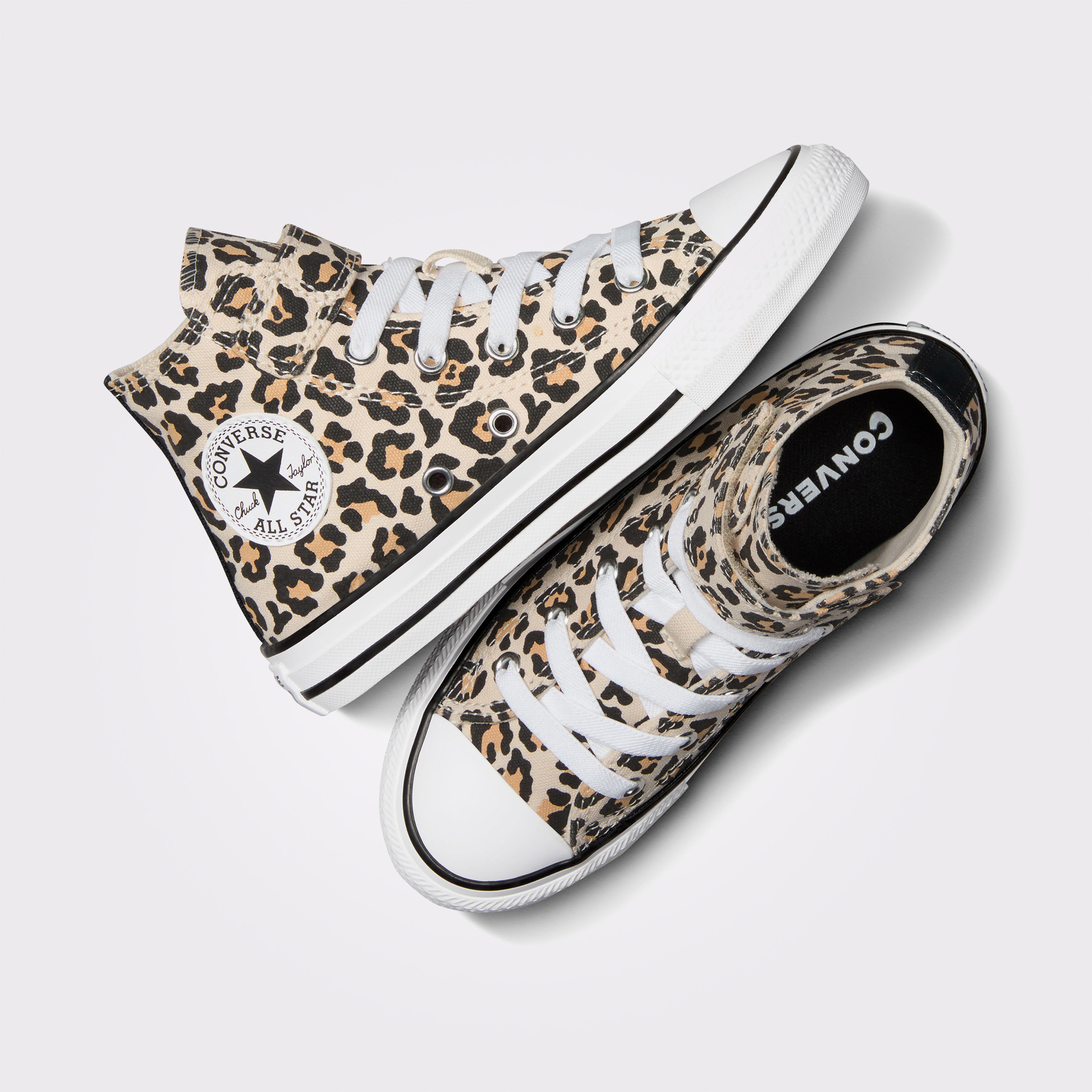 Converse Chuck Taylor All Star Easy On Leopard Love Çocuk Kahverengi Sneaker