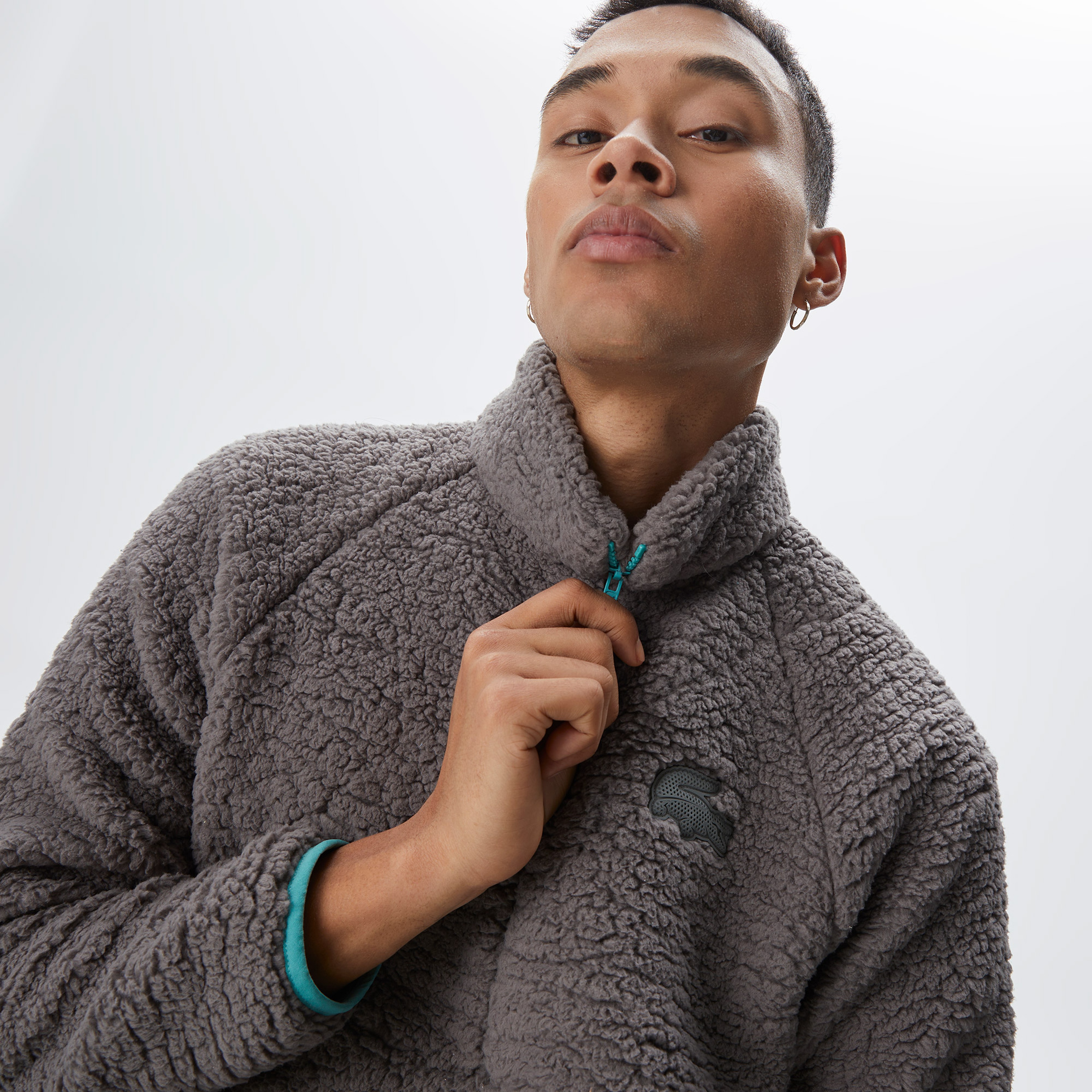 Lacoste X House of SuperStep Erkek Gri Mont