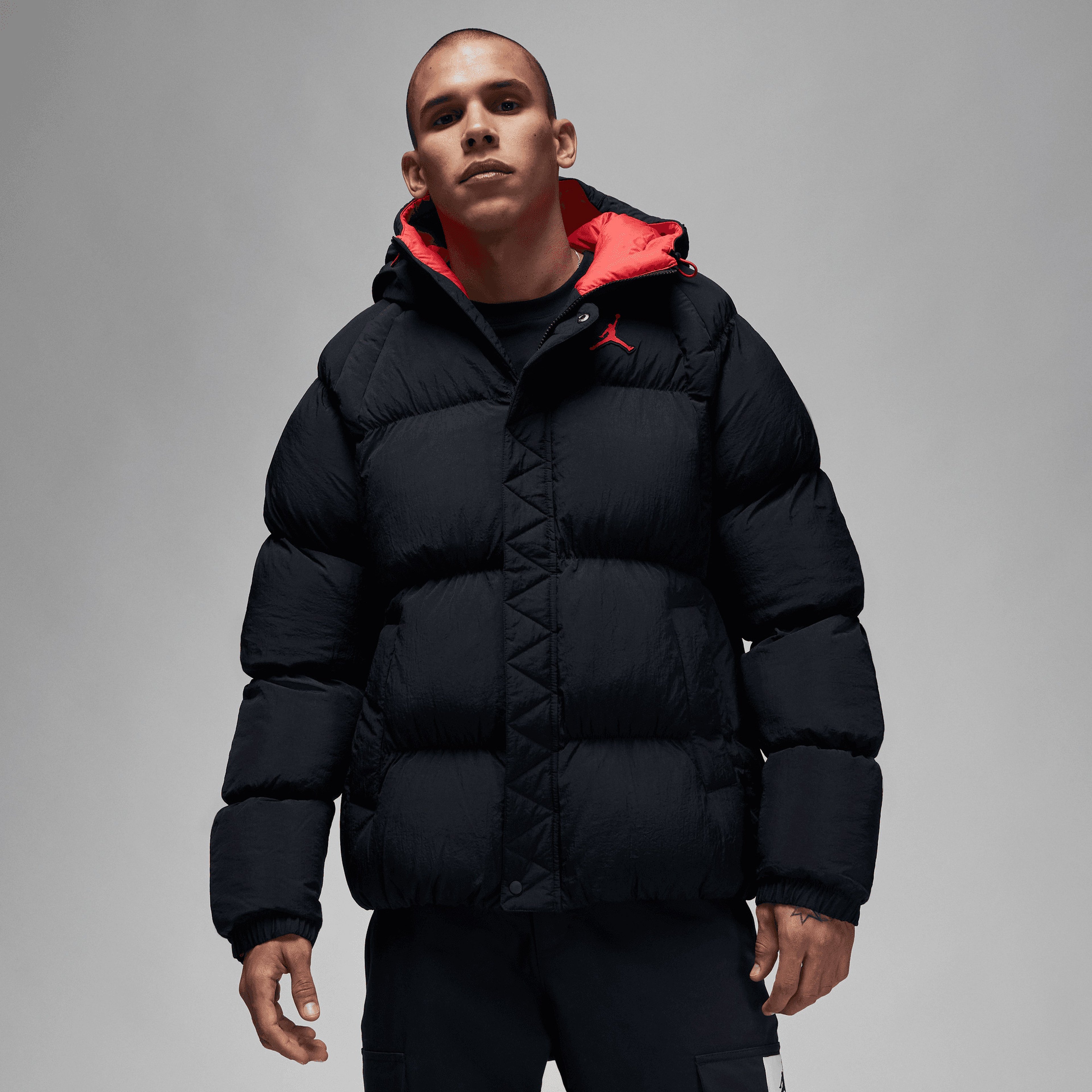 Jordan Essential Erkek Siyah Mont