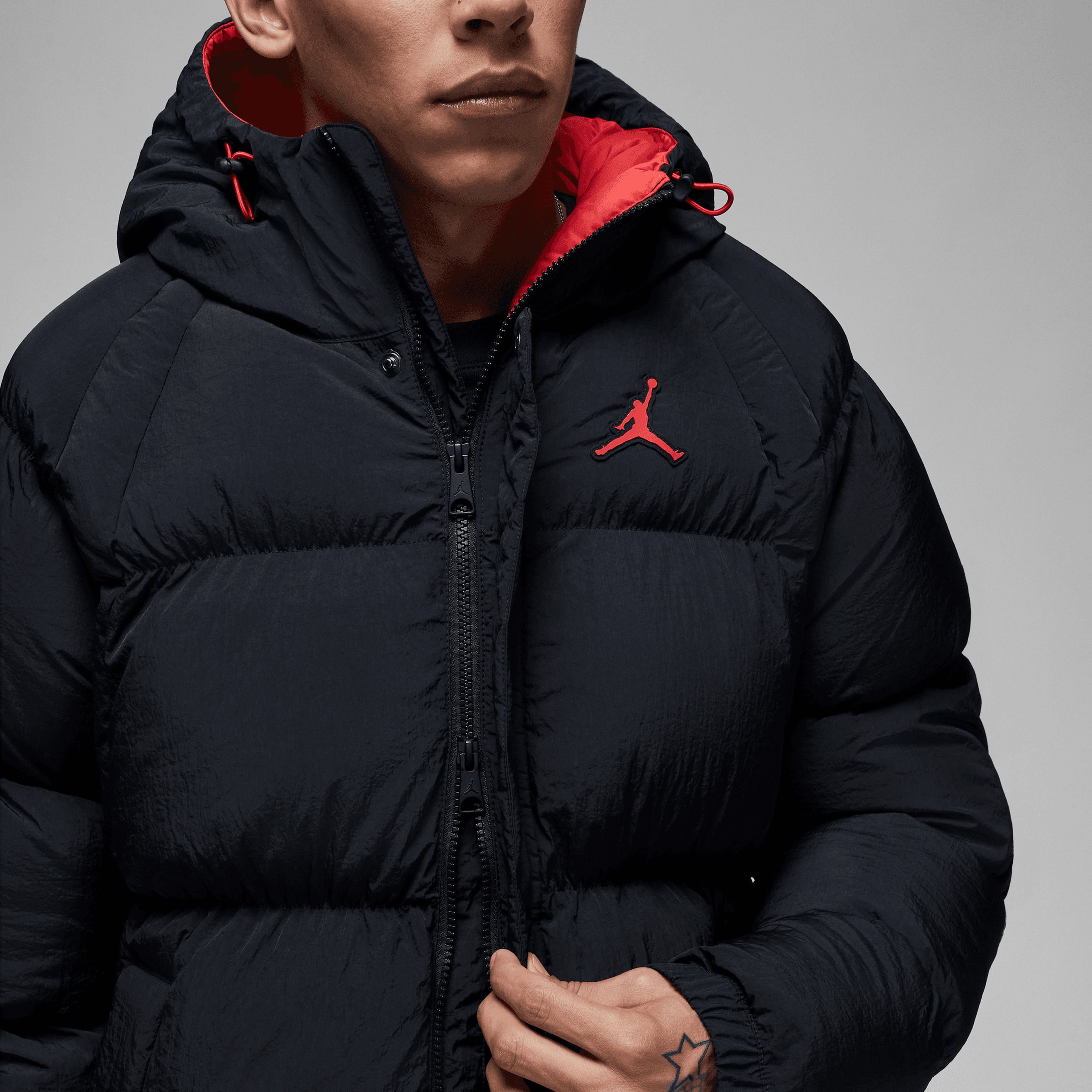Jordan Essential Erkek Siyah Mont