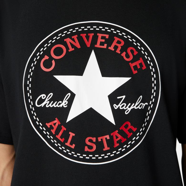 Converse Go-To All Star Patch Logo  Unisex Siyah T-Shirt
