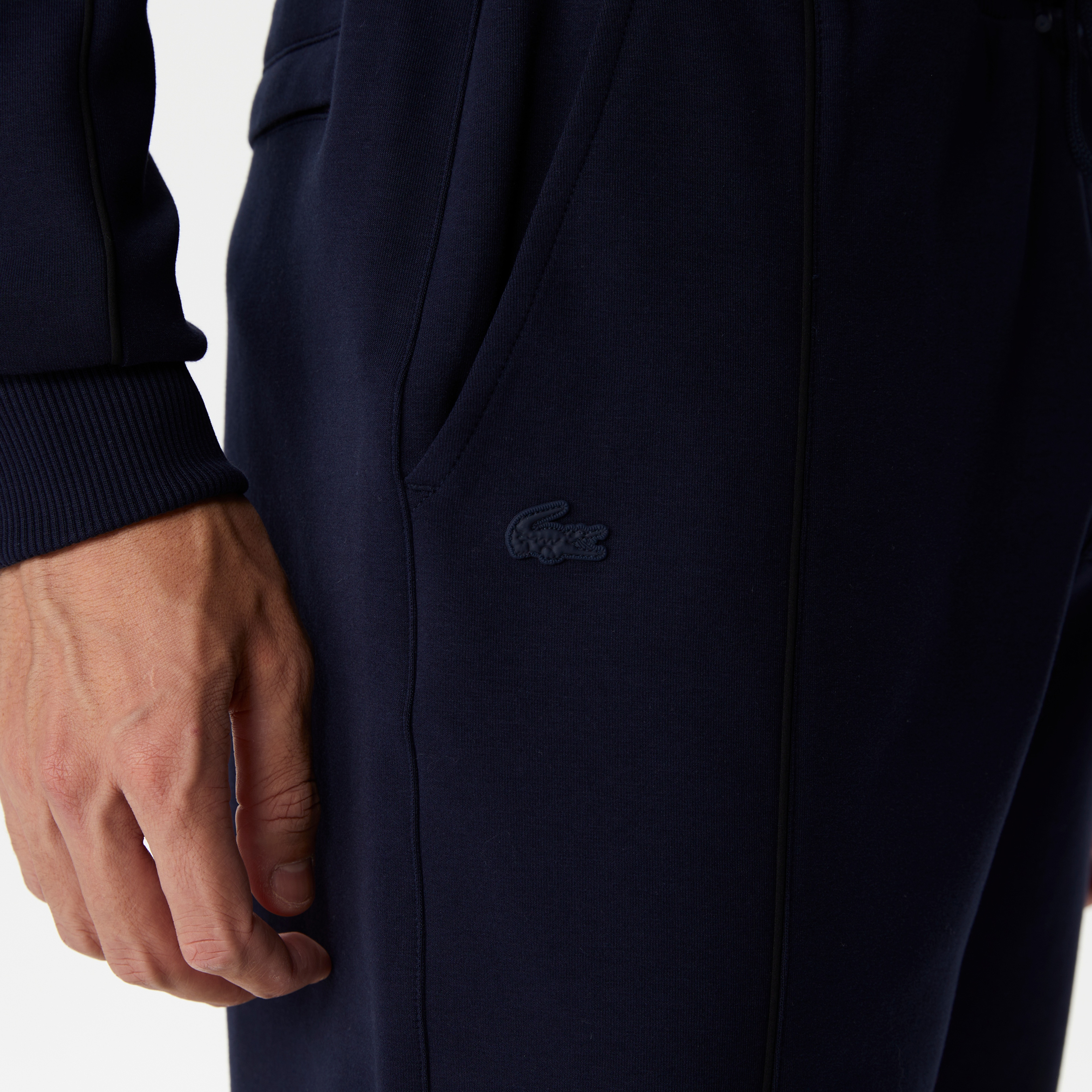 Erkek Slim Fit Baskılı Lacivert Eşofman Altı