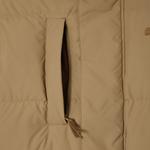 Erkek Kapüşonlu Kapitone Kahverengi Mont