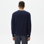 Erkek Regular Fit Bisiklet Yaka Lacivert Triko