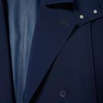 Kadın Kapüşonlu Lacivert Trençkot