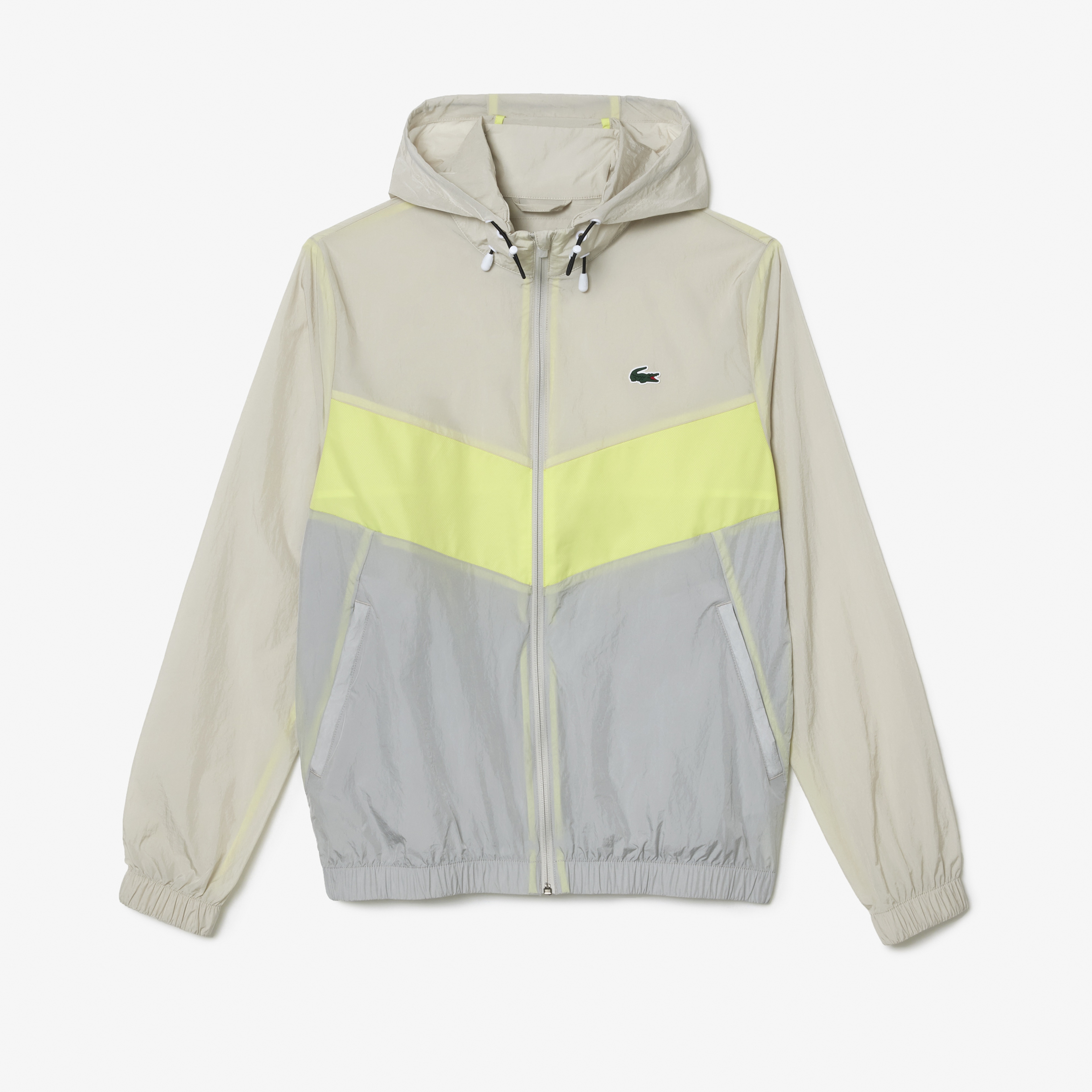 Active Erkek Kapüşonlu Renk Bloklu Renkli Mont