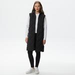 Kadın Kapüşonlu Kapitone Siyah Yelek