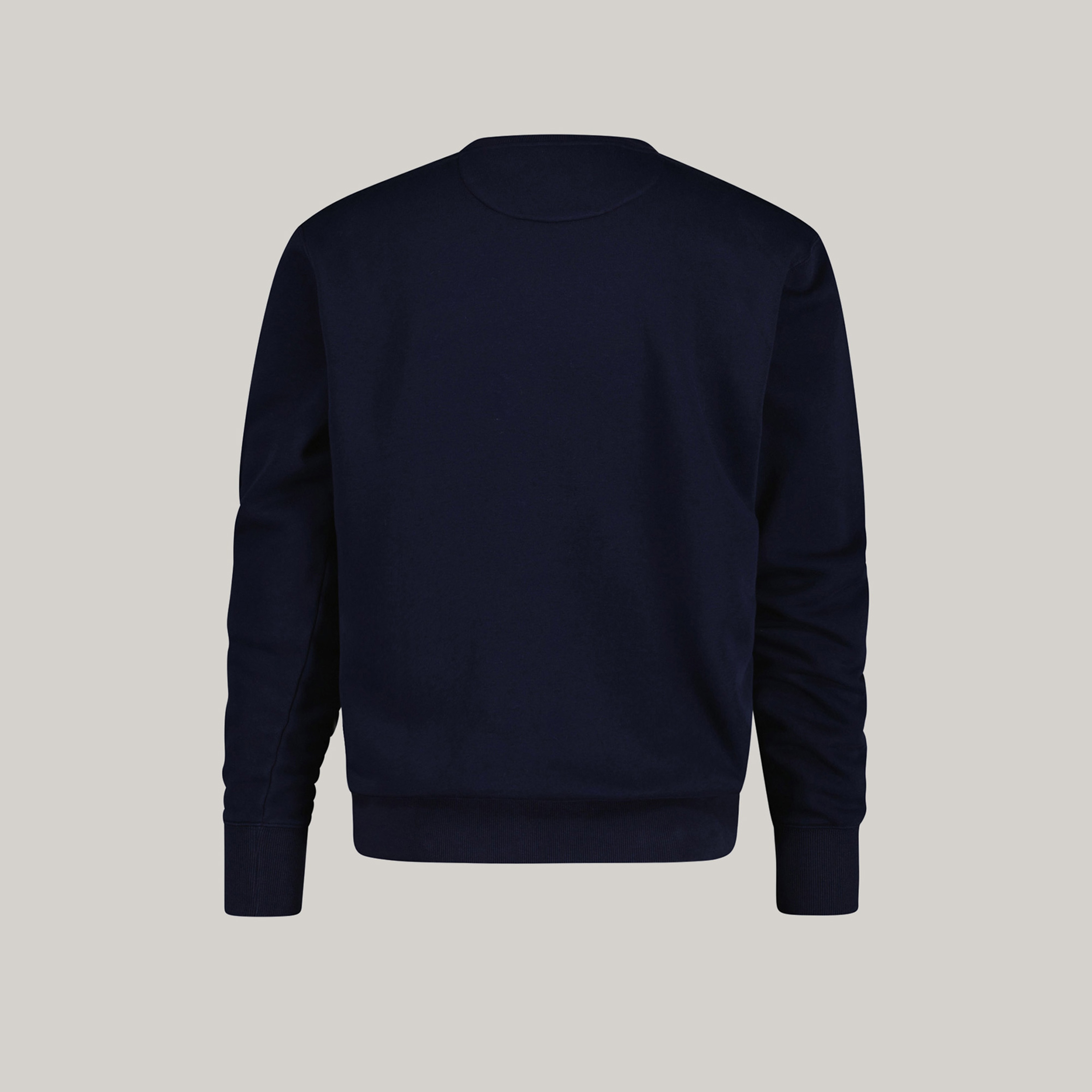 GANT Erkek Lacivert Regular Fit Bisiklet Yaka Logolu Sweatshirt