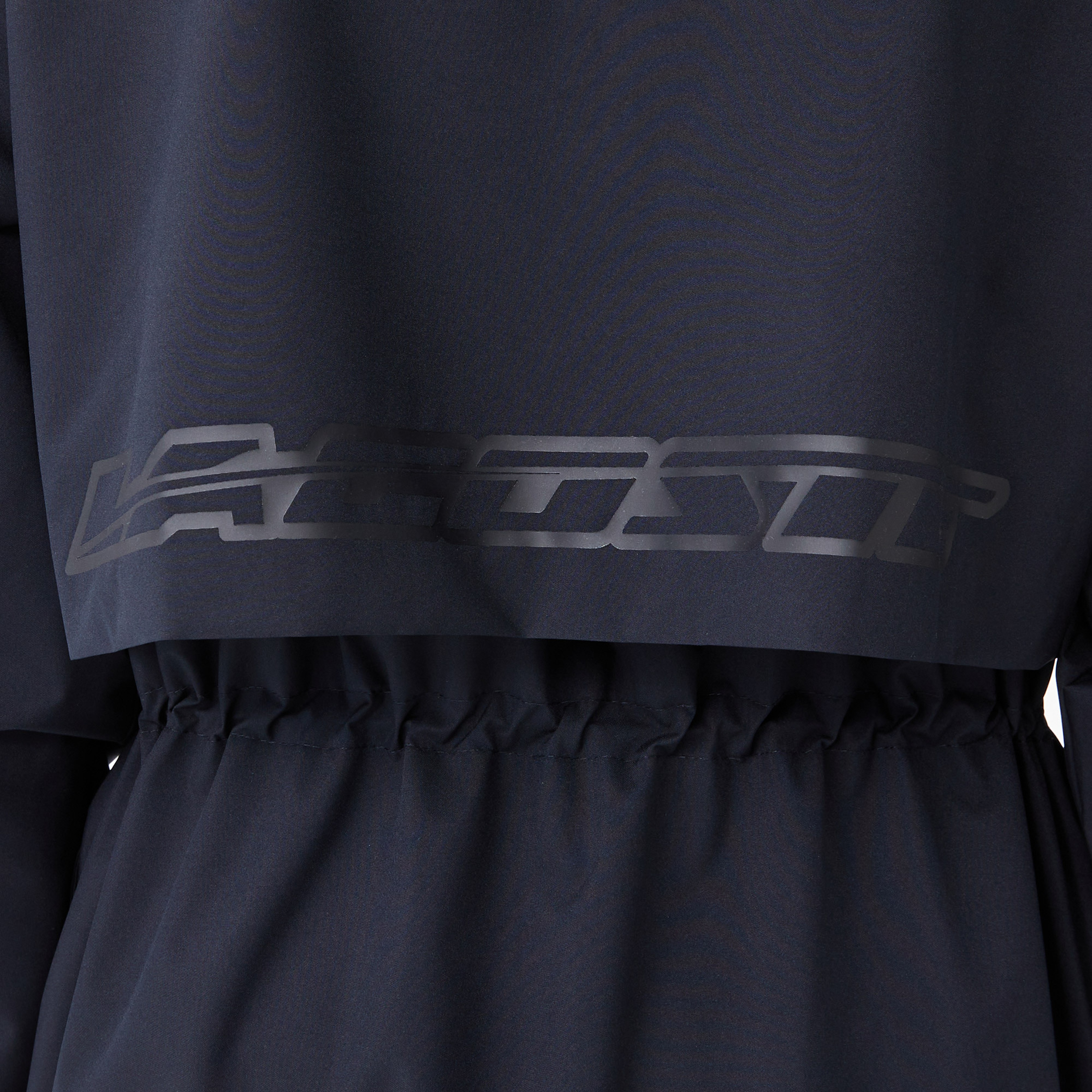 Lacoste Erkek Regular Fit Kapüşonlu Baskılı Lacivert Mont