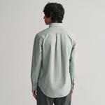 GANT Erkek Yeşil Regular Fit Düğmeli Yaka Oxford Gömlek