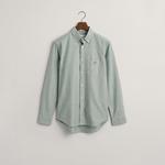 GANT Erkek Yeşil Regular Fit Düğmeli Yaka Oxford Gömlek
