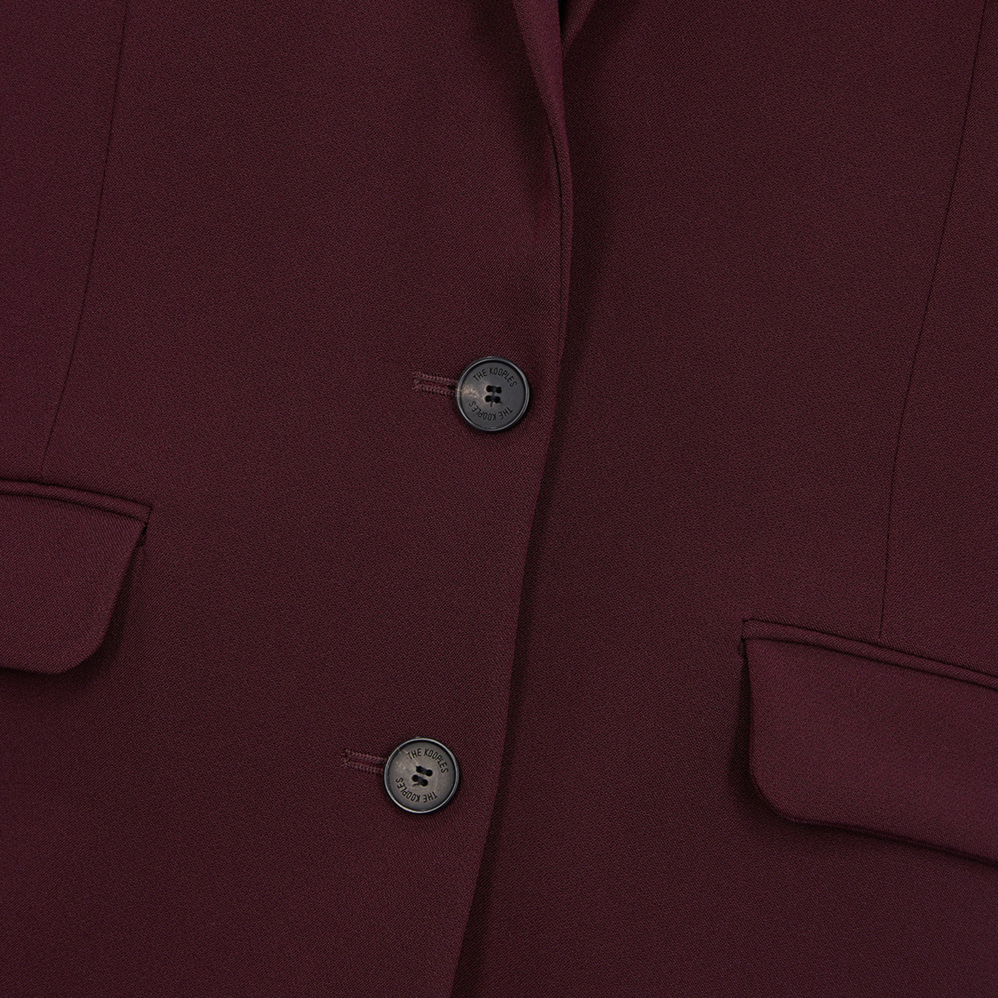 KADIN BORDO BLAZER CEKET