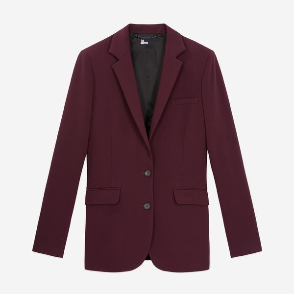 KADIN BORDO BLAZER CEKET
