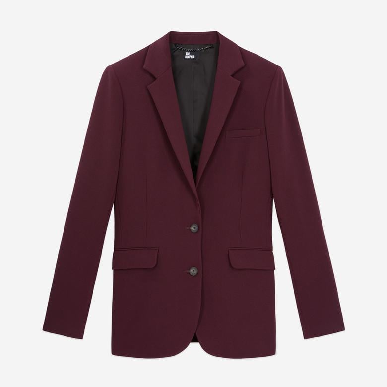 KADIN BORDO BLAZER CEKET