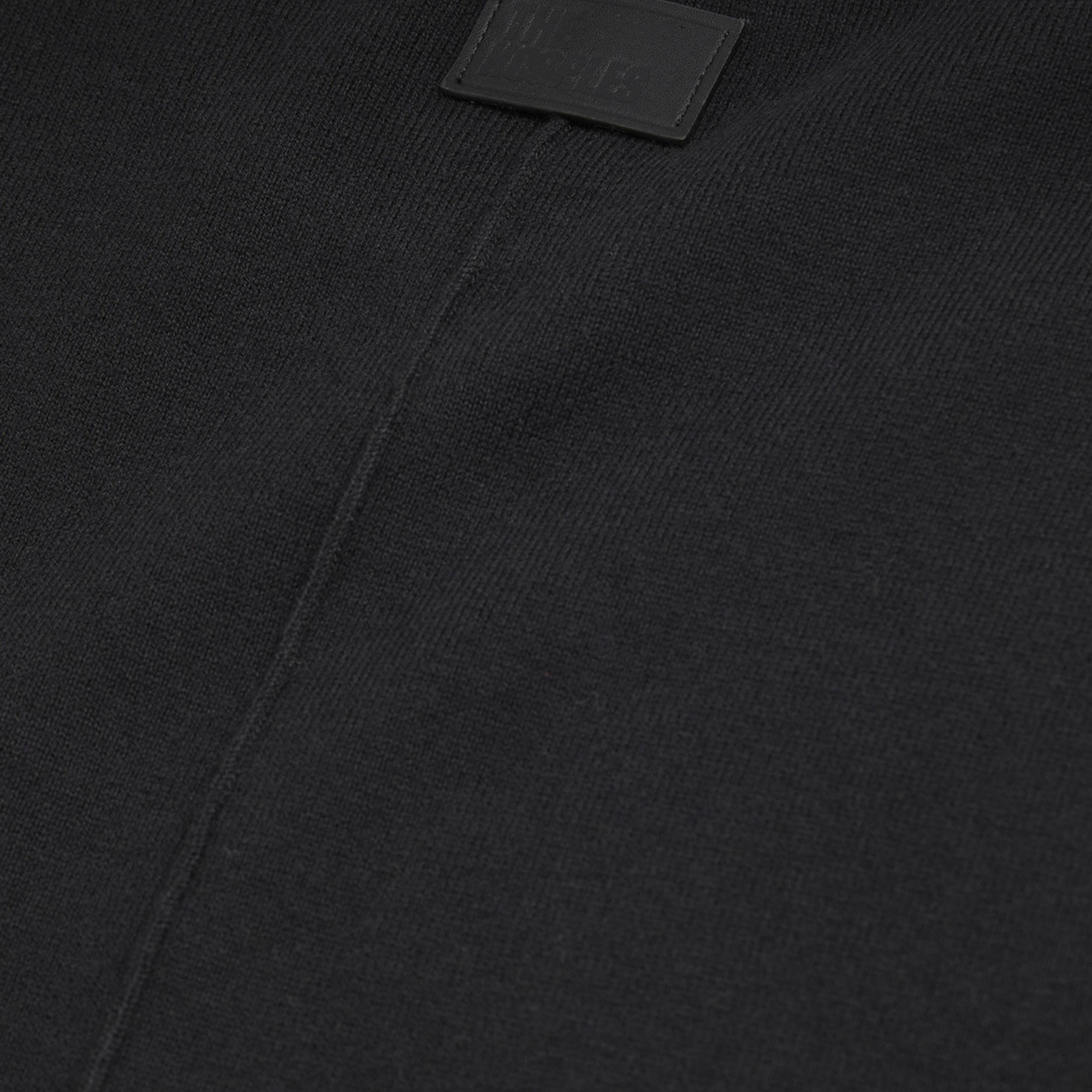 ERKEK COMFORT FIT BİSİKLET YAKA SİYAH KAZAK