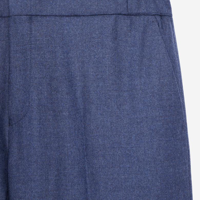 ERKEK BASKILI MAVİ PANTOLON