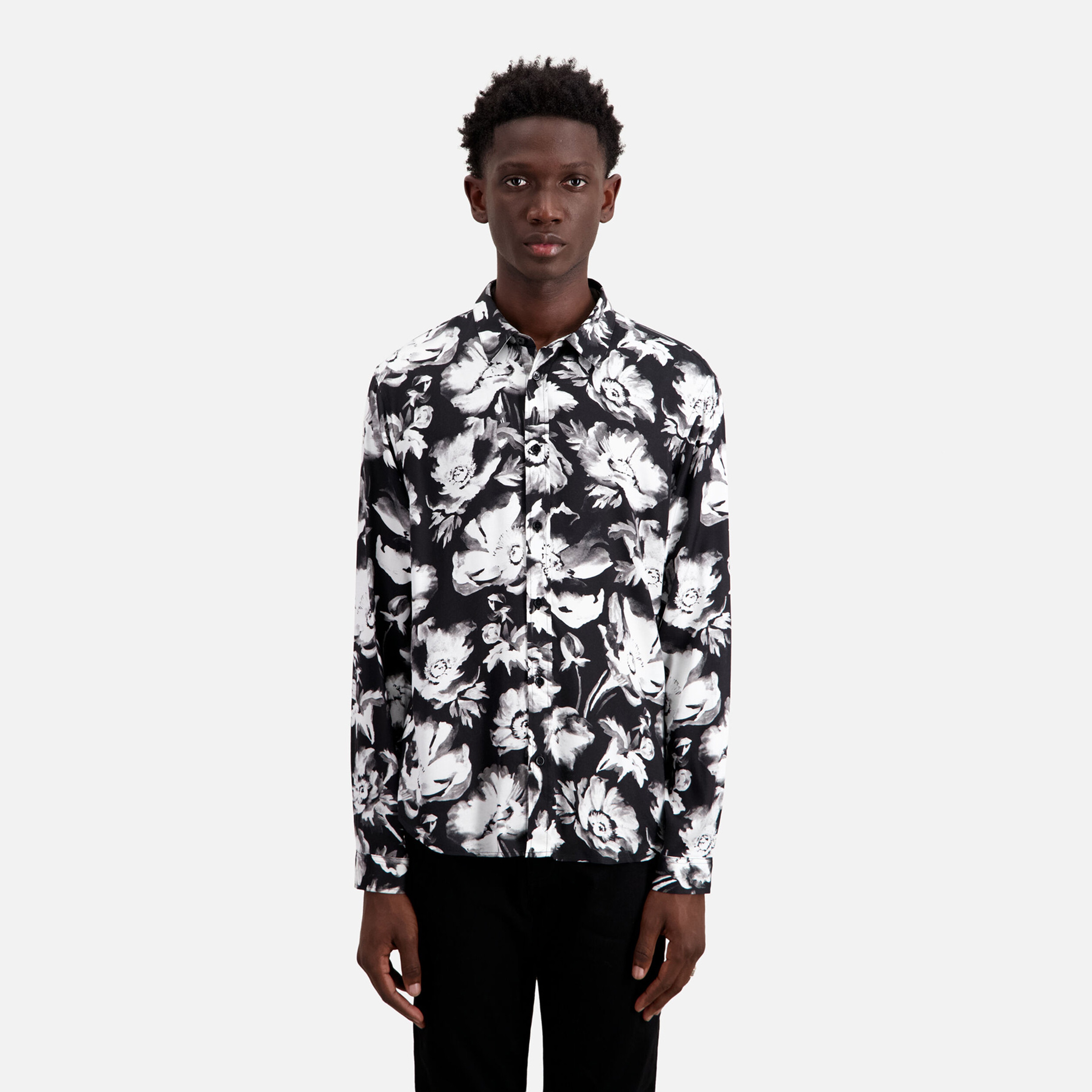 ERKEK SİYAH GÖMLEK