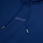 ERKEK KAPÜŞONLU BASKILI MAVİ SWEATSHIRT